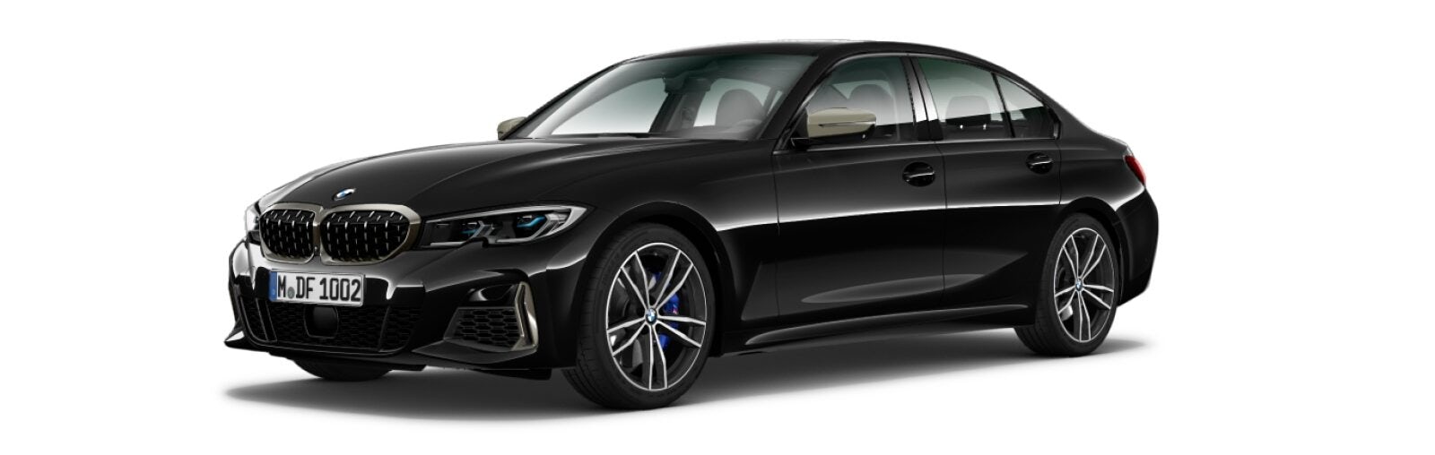 BMW 3er 2018 Limousine vorne schwarz