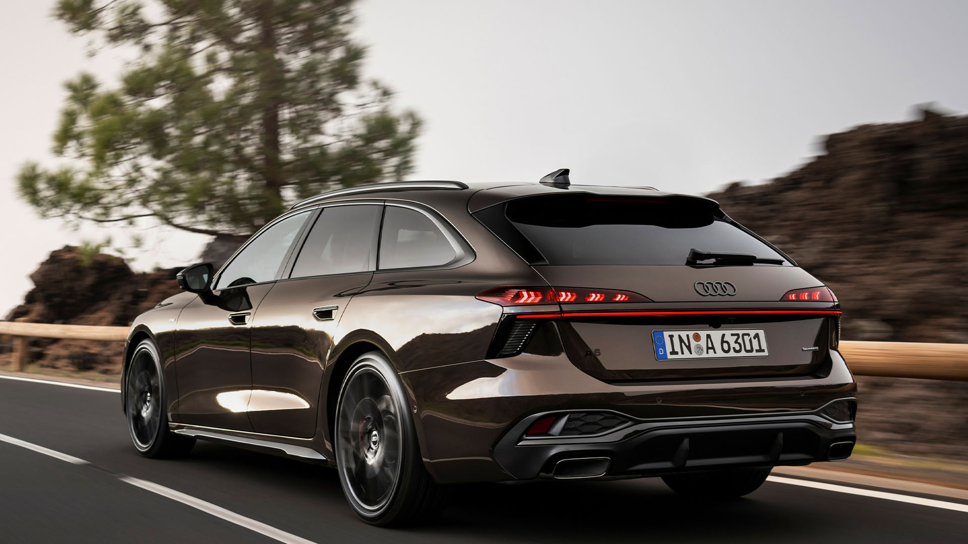 Audi A6 Avant dynamisch Heckansicht