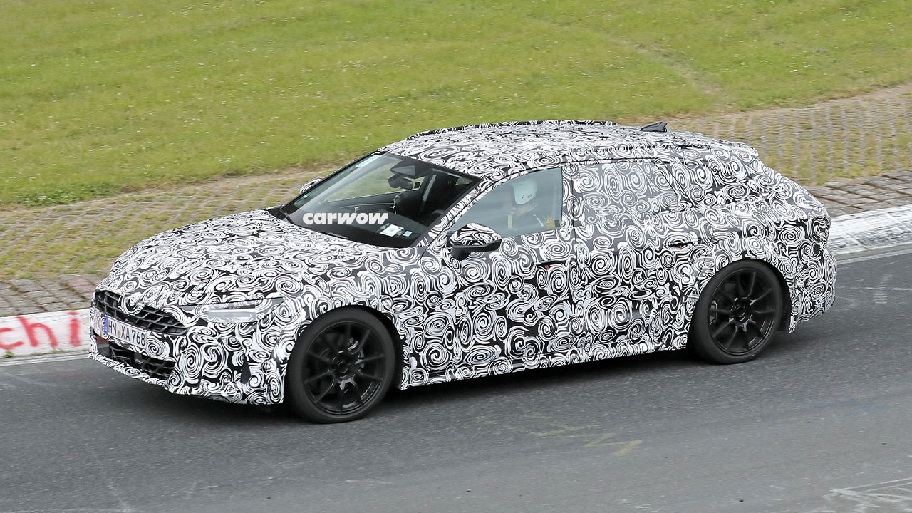 Audi A7 on test drive