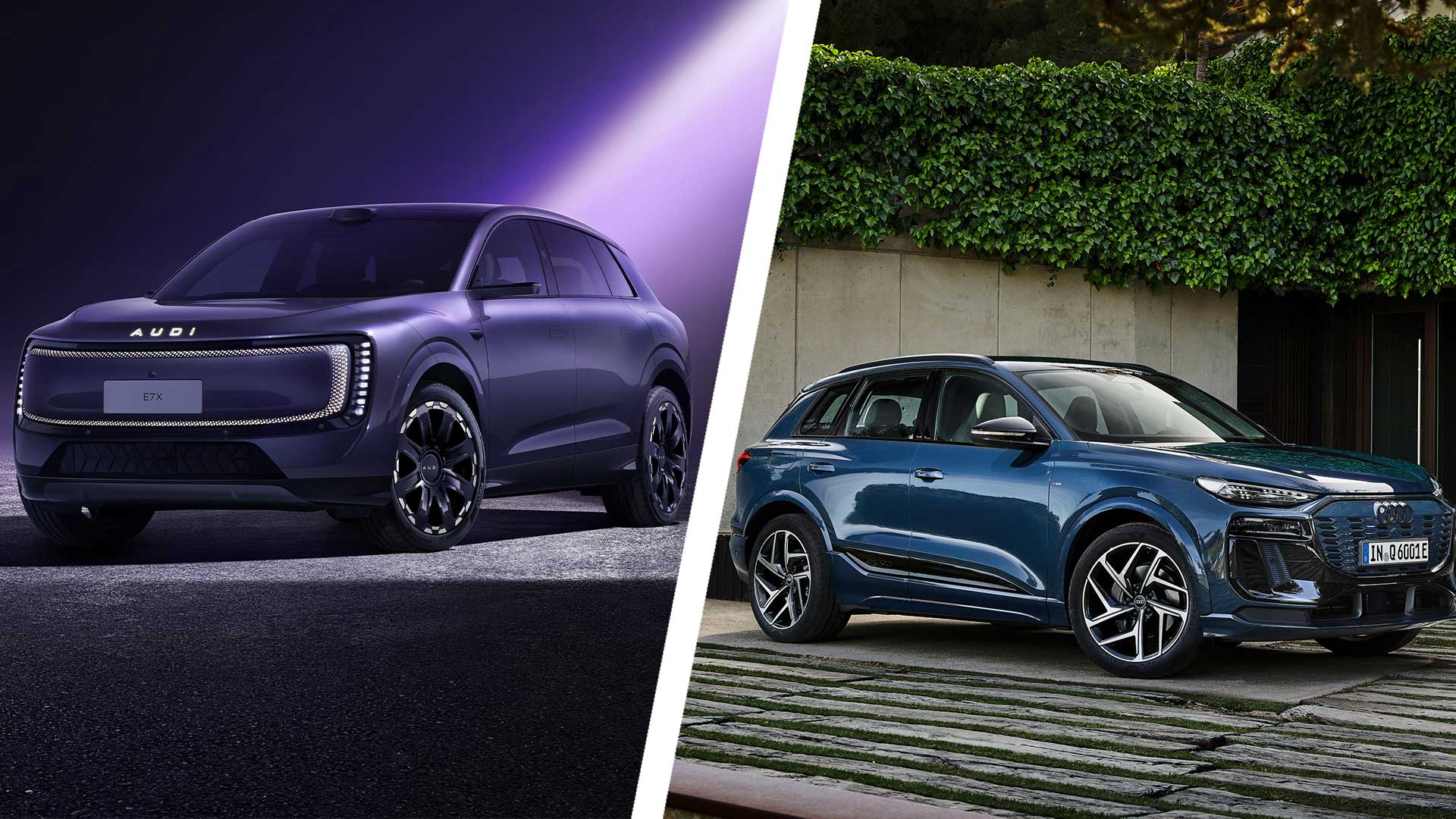 Audi-E7X-vs-Q6-e-tron-Seitlich