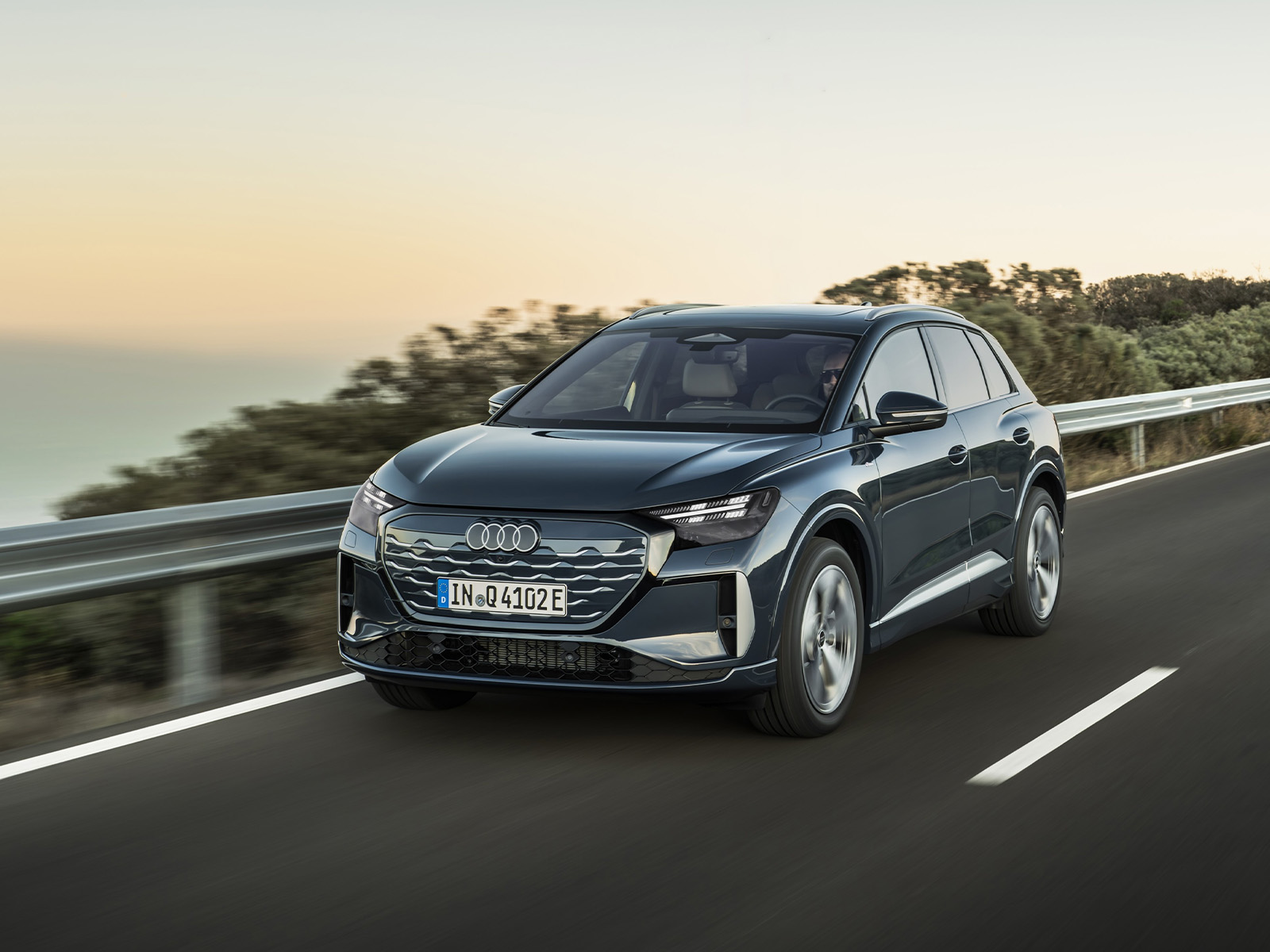 Audi Q4 e-tron Facelift 2026 dynamisch