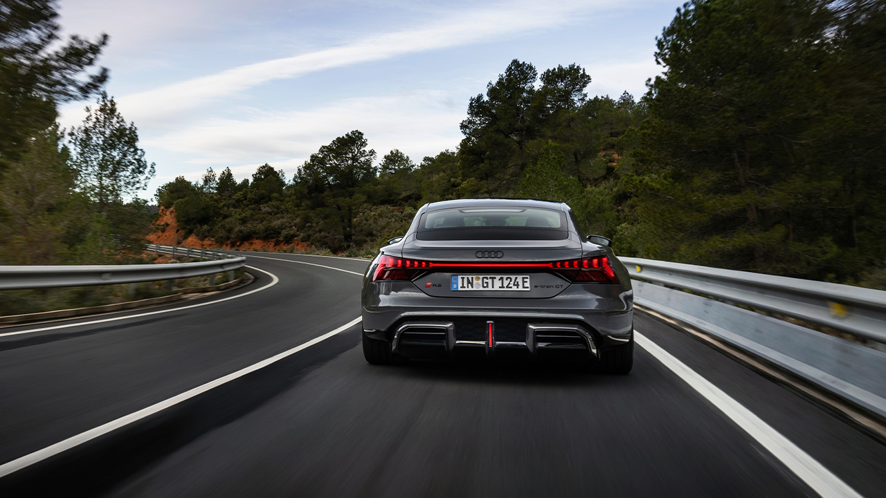 Audi RS e-tron Facelift Rückansicht