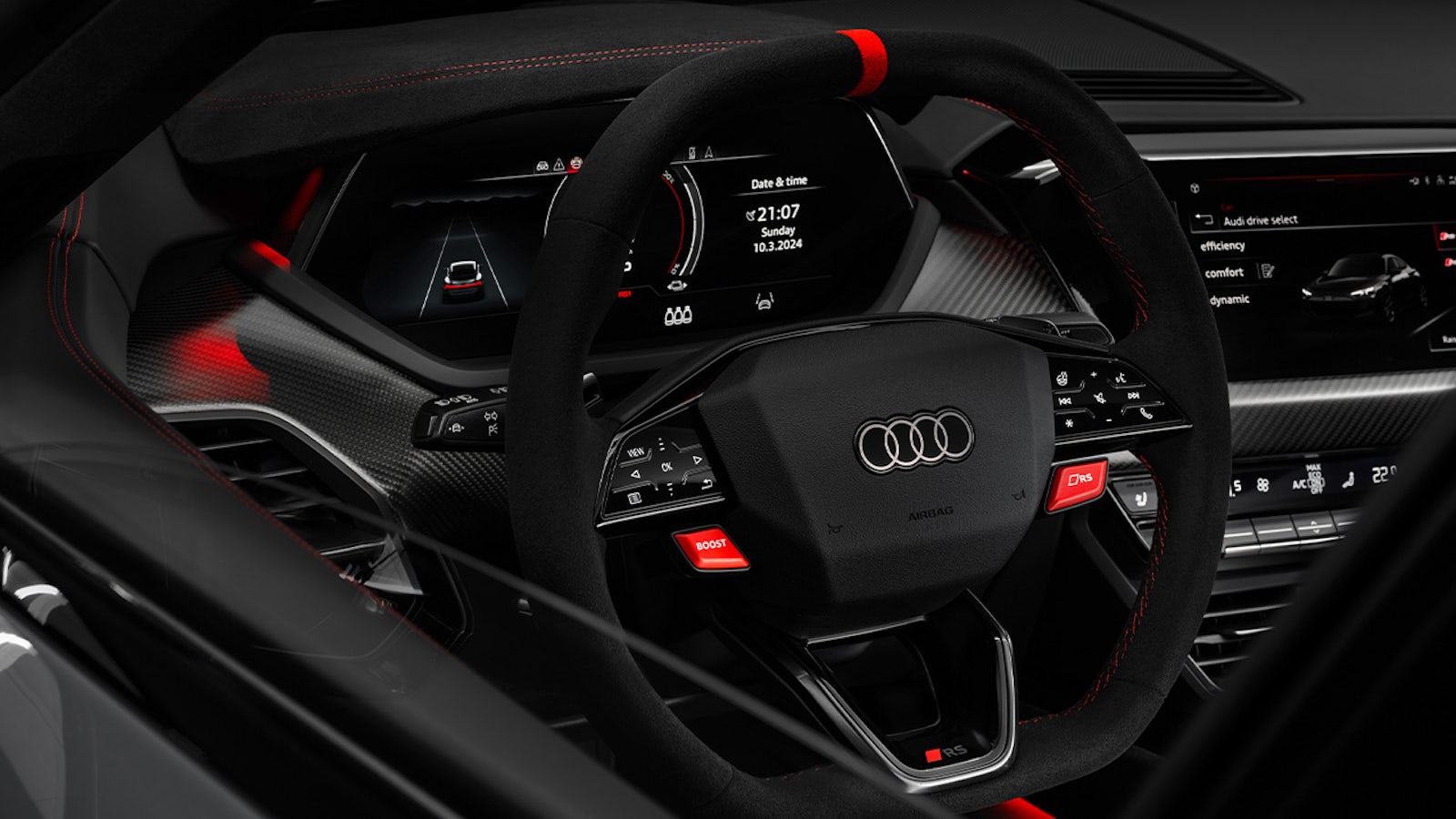 Audi RS e-tron GT Facelift Digitalinstrument