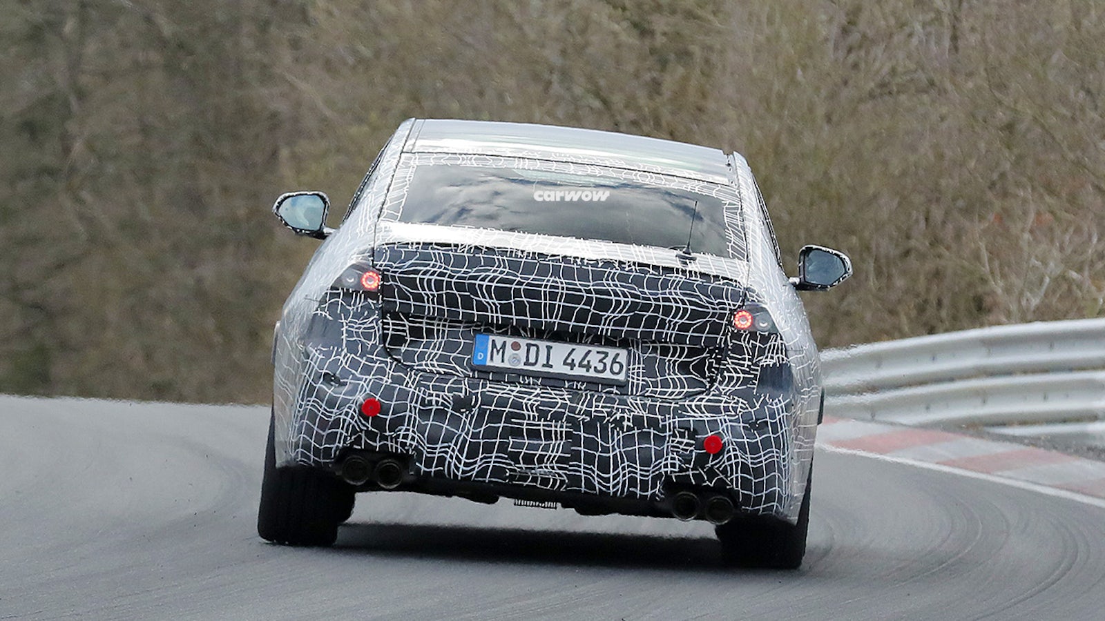 BMW 3er Neue Klasse auf Testfahrt Heck