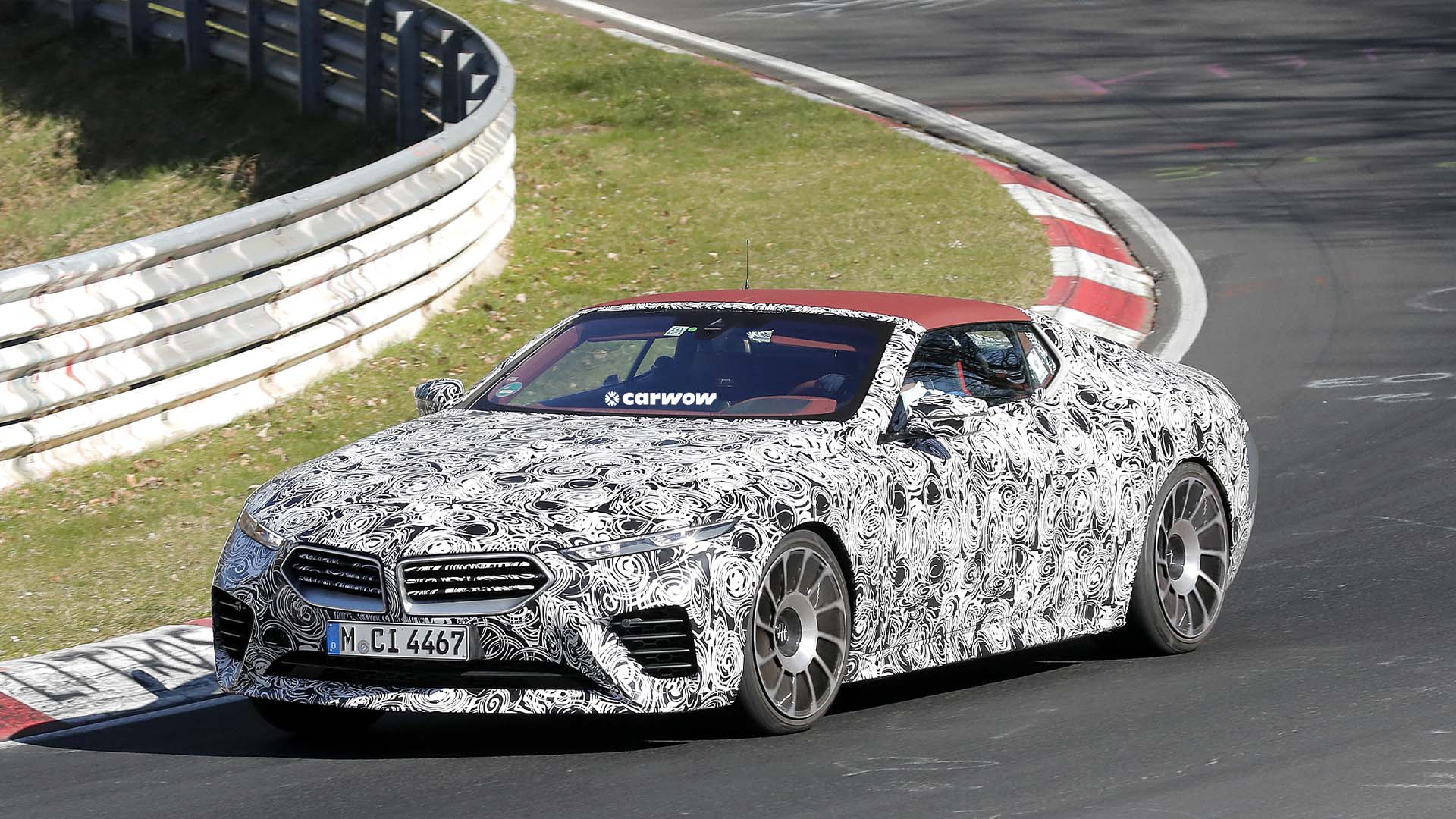 BMW Skytop 2026 auf Testfahrt 34 Frontansicht