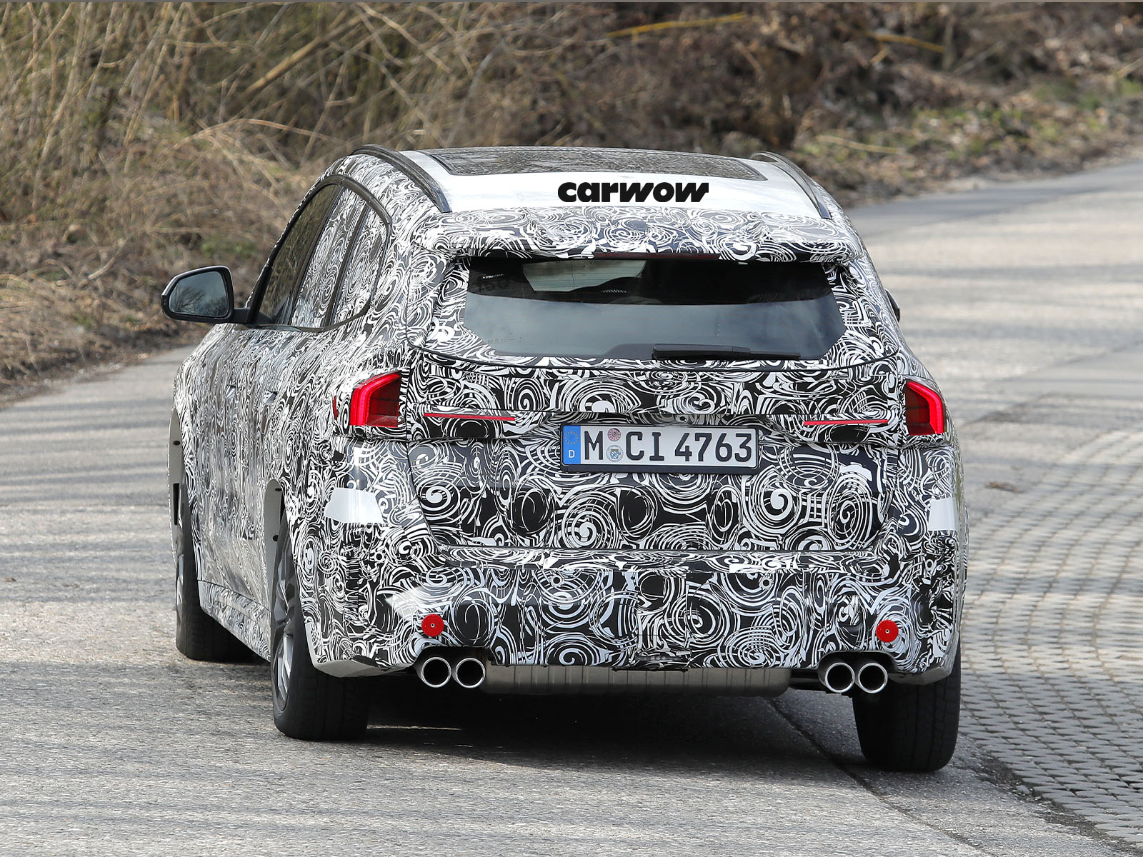 BMW X1 Testfahrt Heckansicht