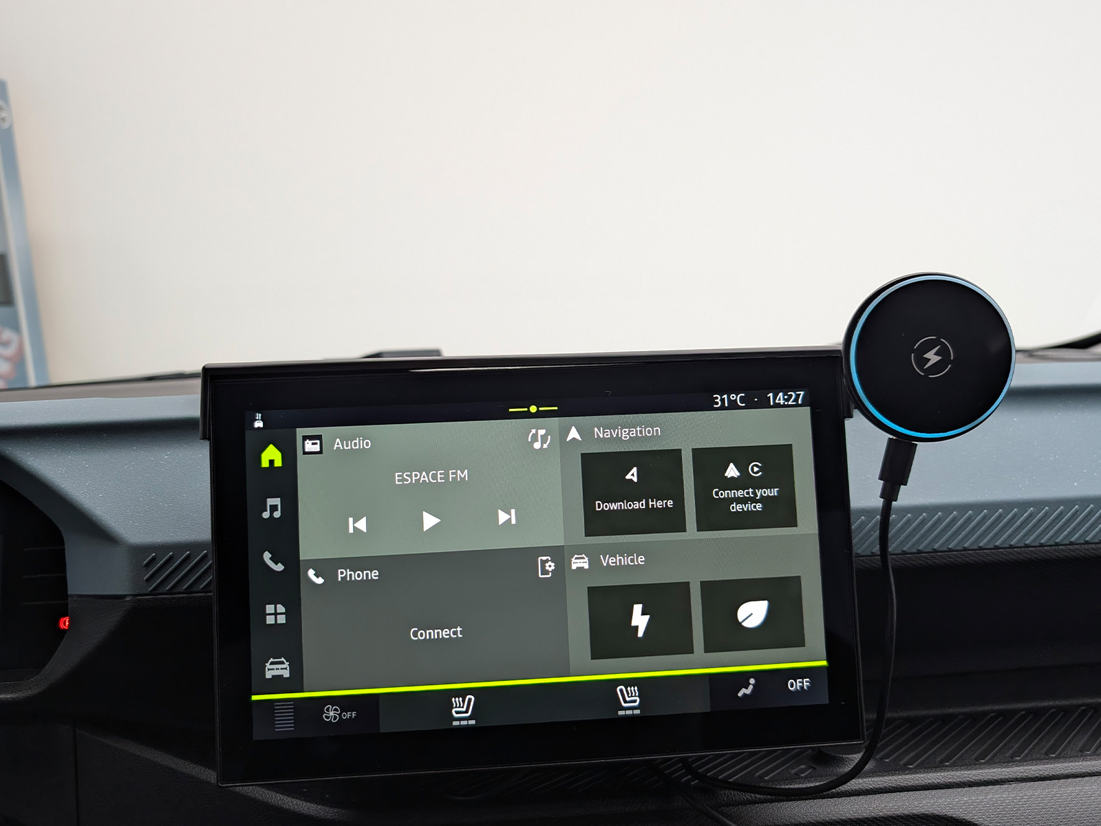 Dacia Spring 2026 Infotainment
