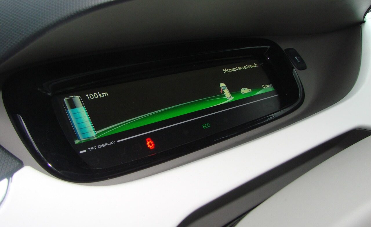 E-Auto-Akkuanzeige