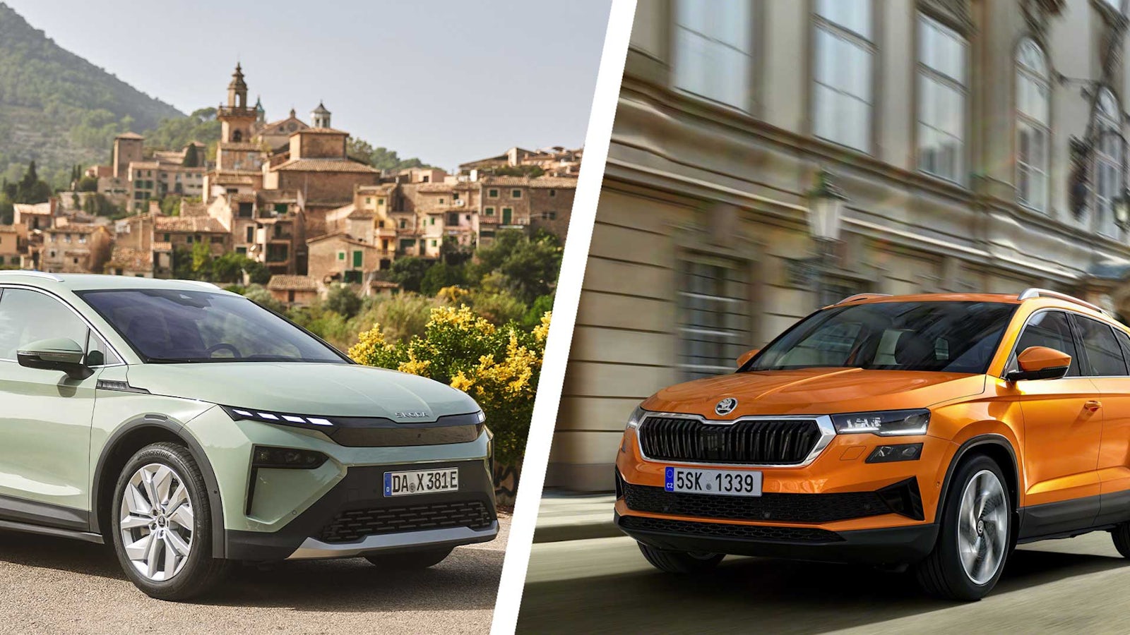 Elroq-Karoq-Vergleich-Front