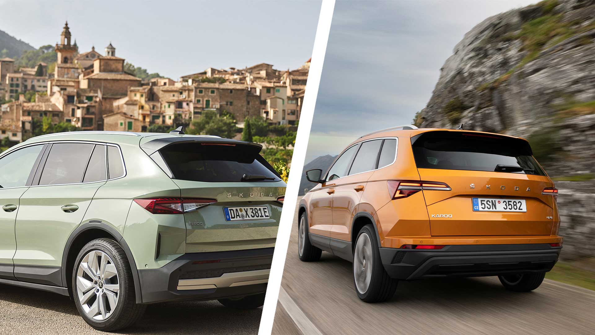 Elroq-Karoq-Vergleich-Heck