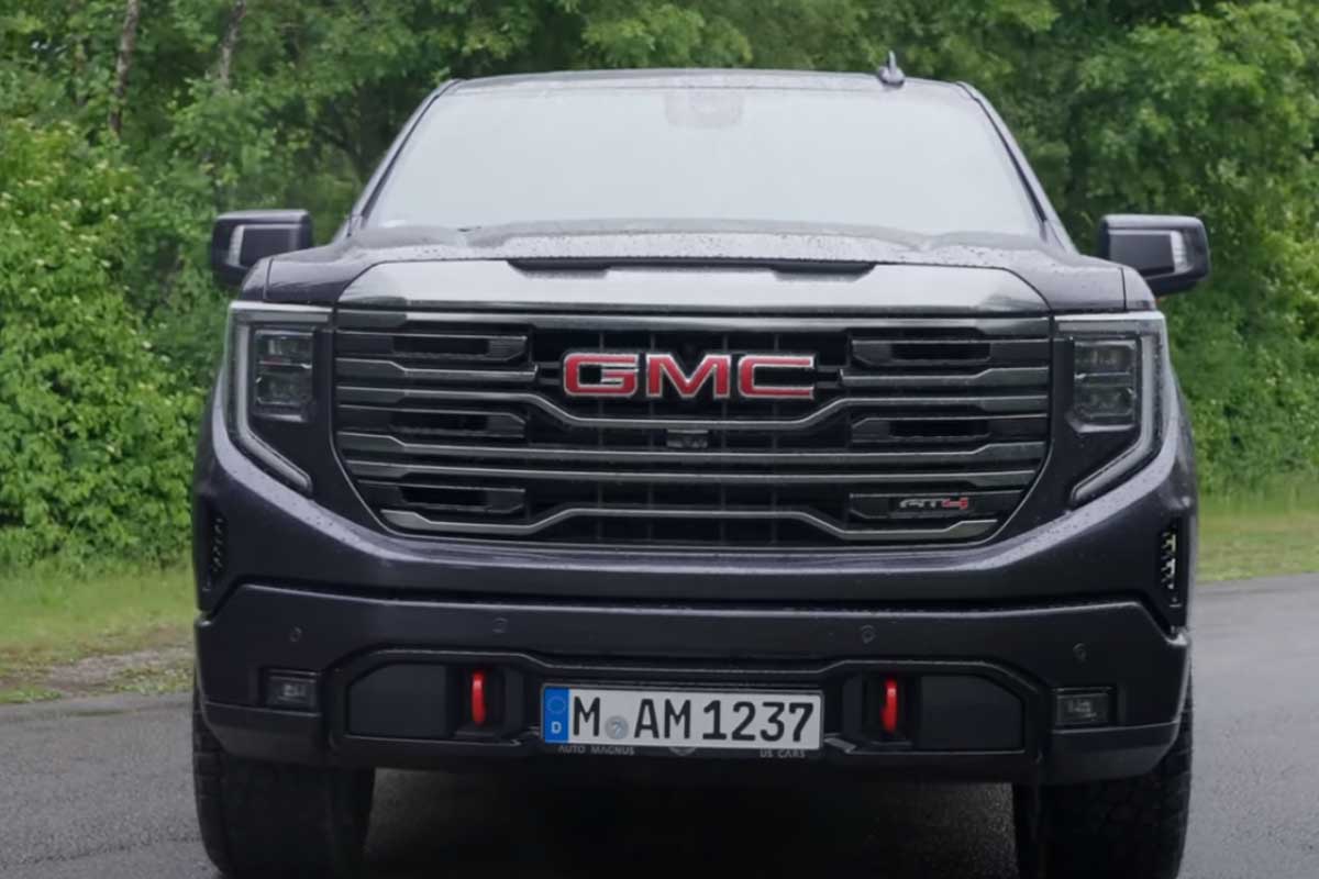 Front des GMC Sierra