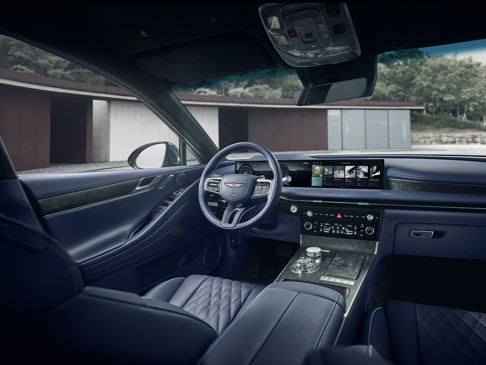 Genesis Electrified G80 Facelift 2025 Innenraum