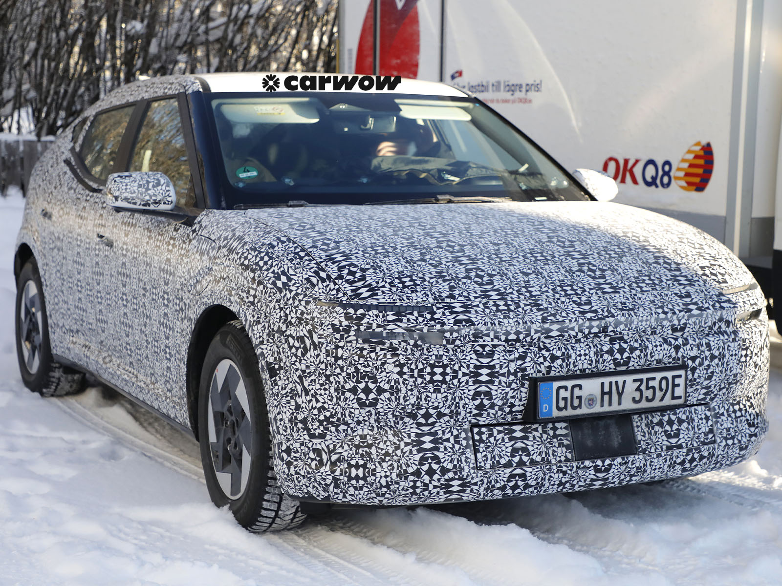 Hyundai Ioniq 3 auf Testfahrt Frontansicht 2