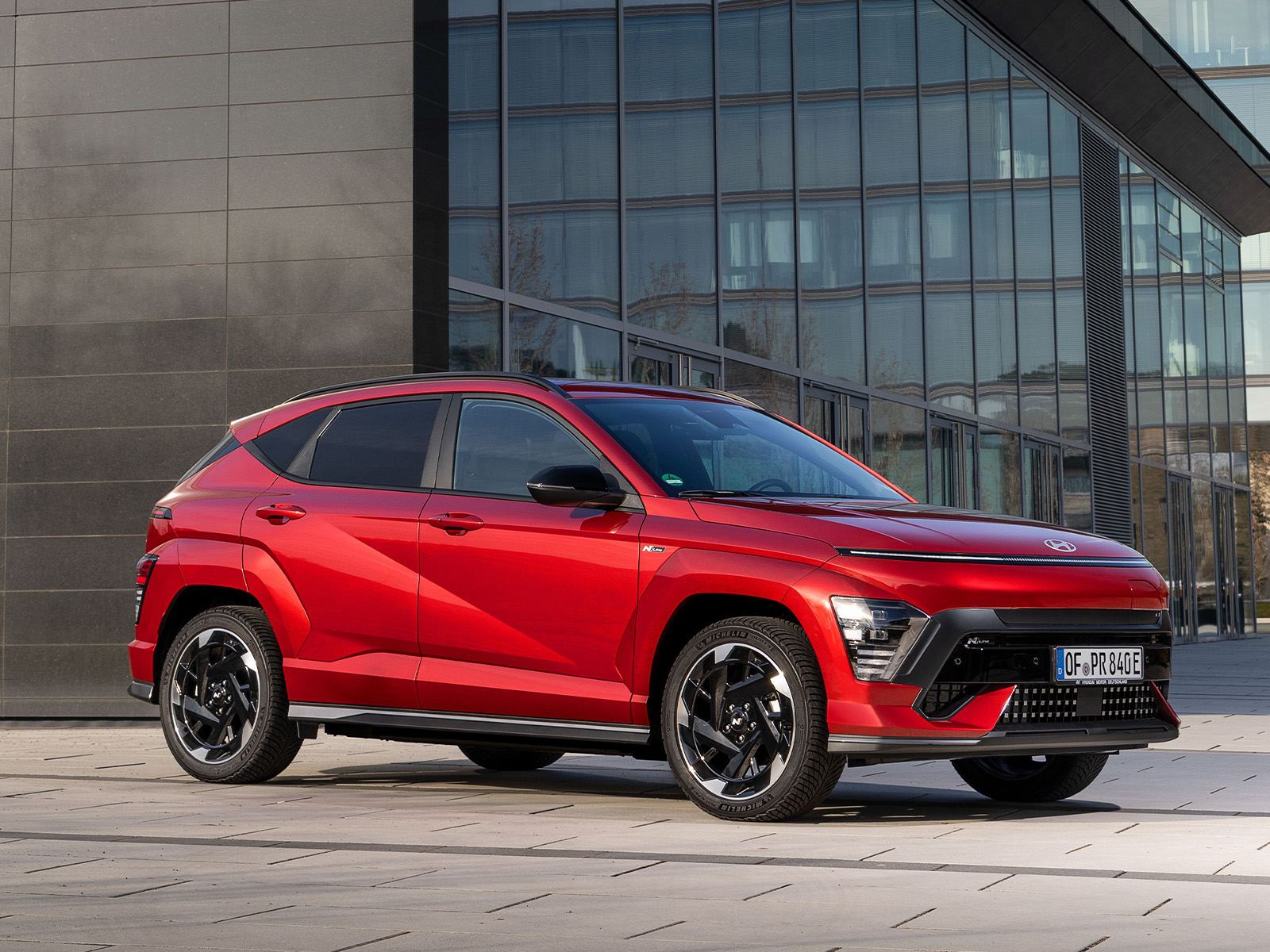 Hyundai Kona Elektro 2025 Seitenansicht