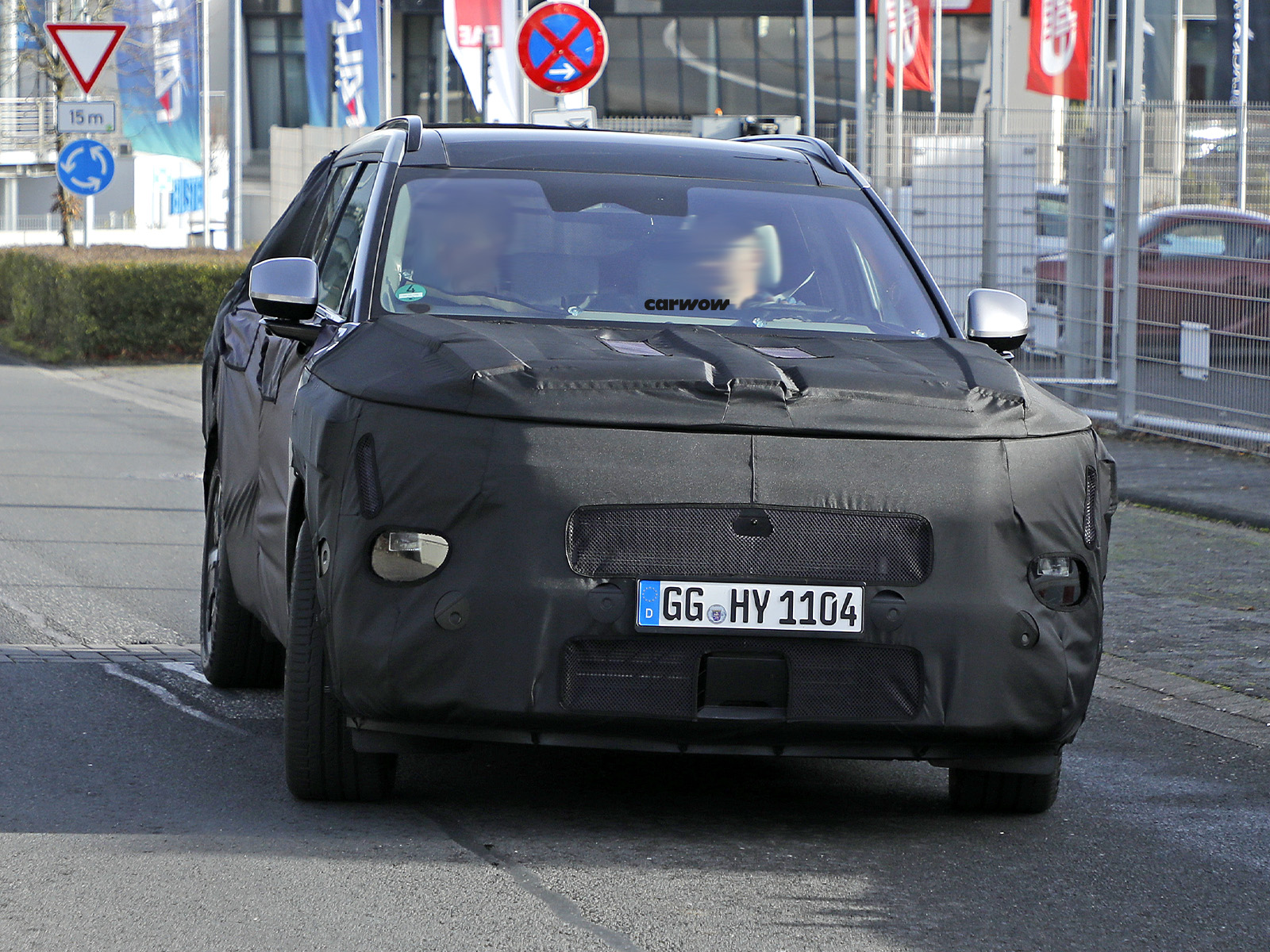 Hyundai Tucson 2026 auf Testfahrt Frontansicht