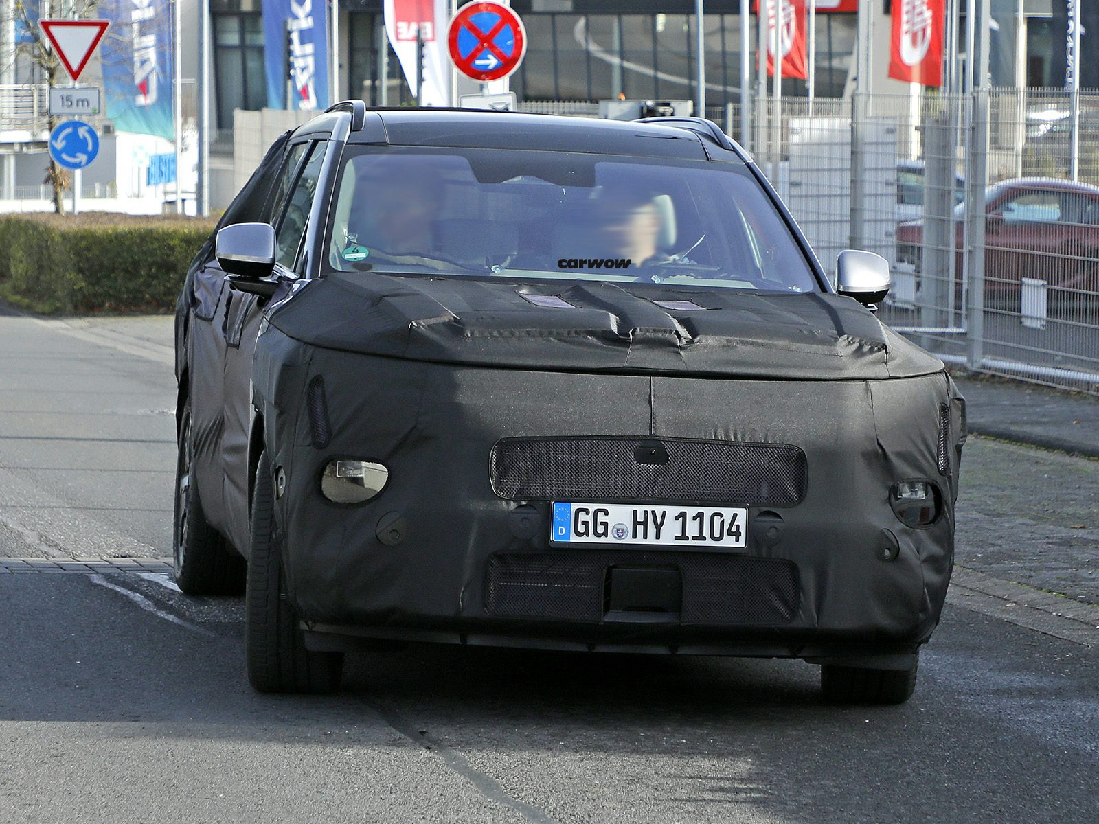 Hyundai Tucson 2026 auf Testfahrt Frontansicht