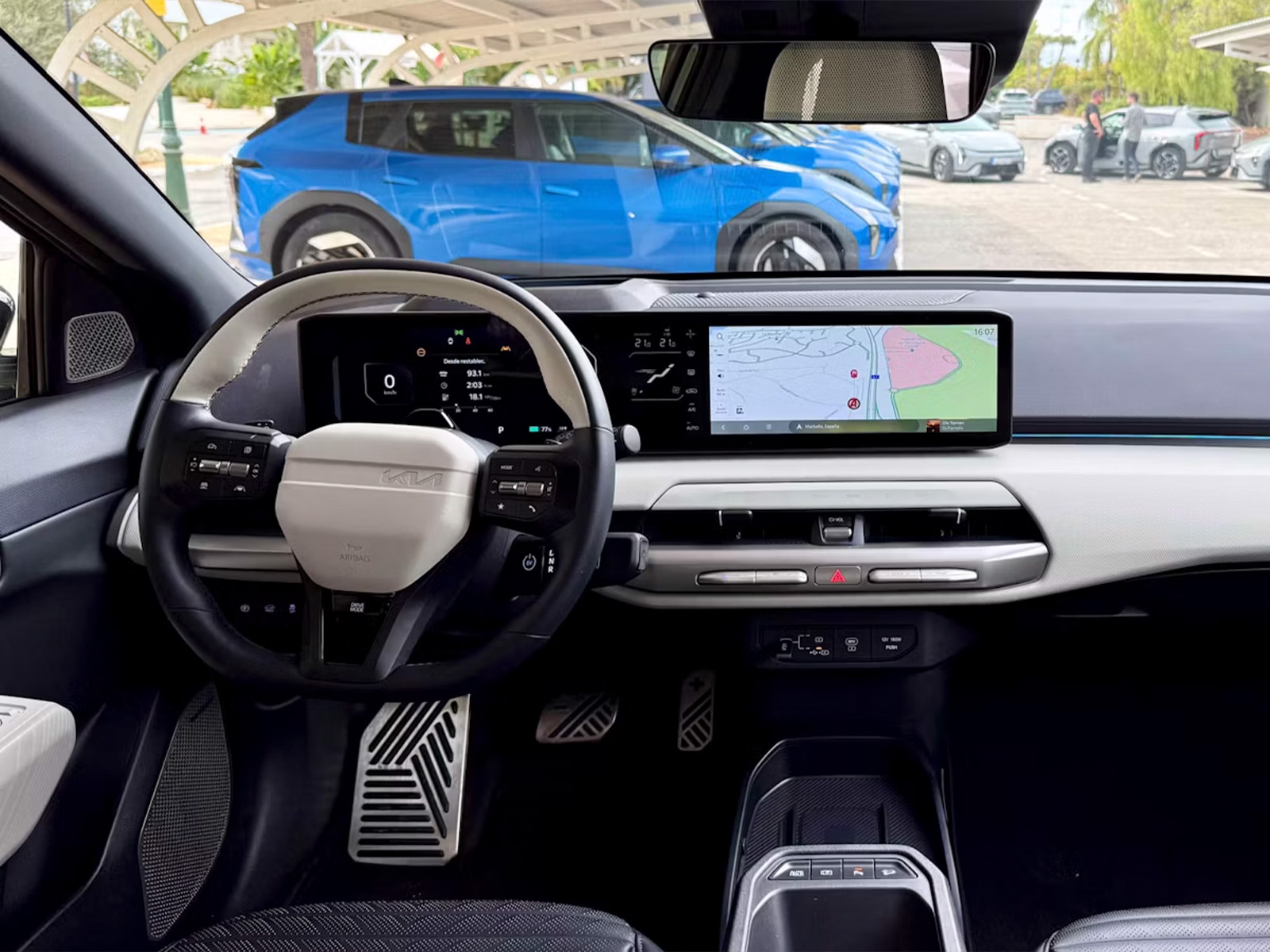 Kia EV4 Erster Eindruck Cockpit