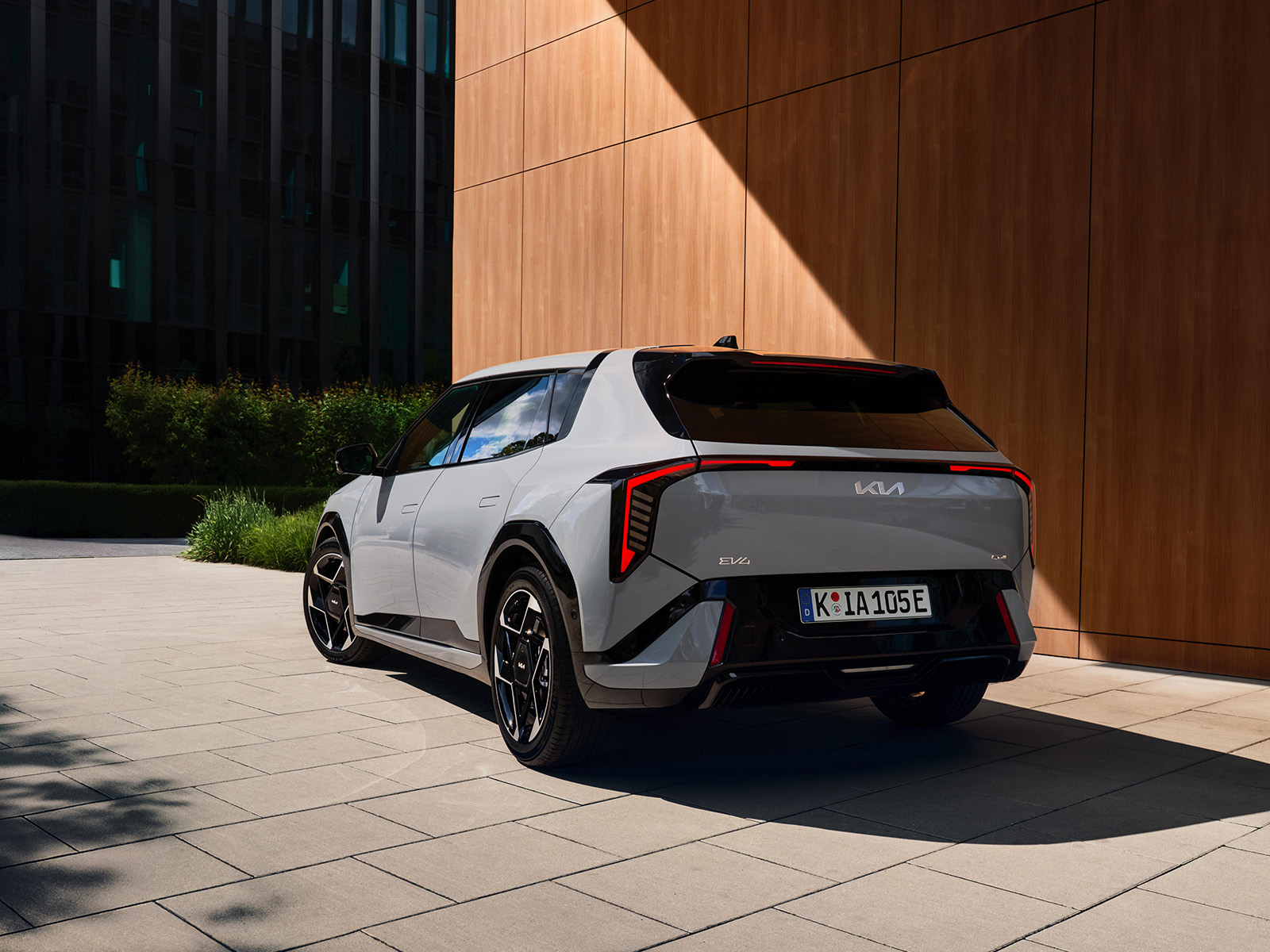 Kia EV4 im Angebot Heckansicht