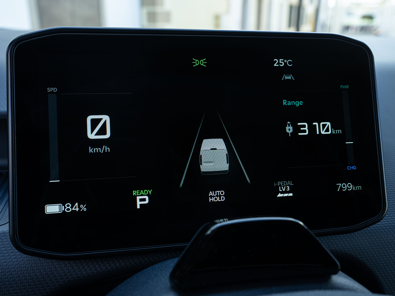 Kia PV 5 Passenger digitale Instrumente