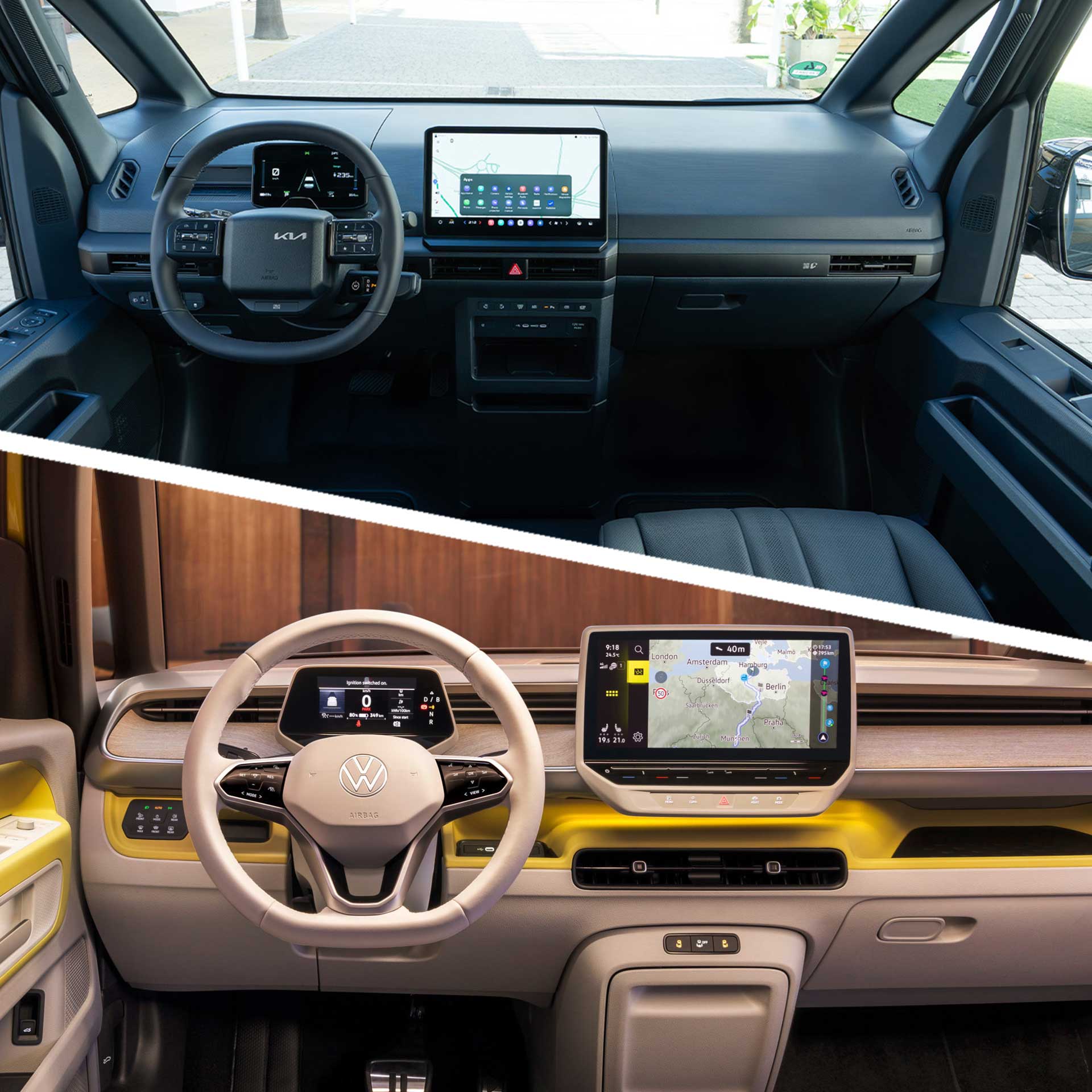Kia-PV5-Passenger-vs-VW-ID.Buzz-Innenraum