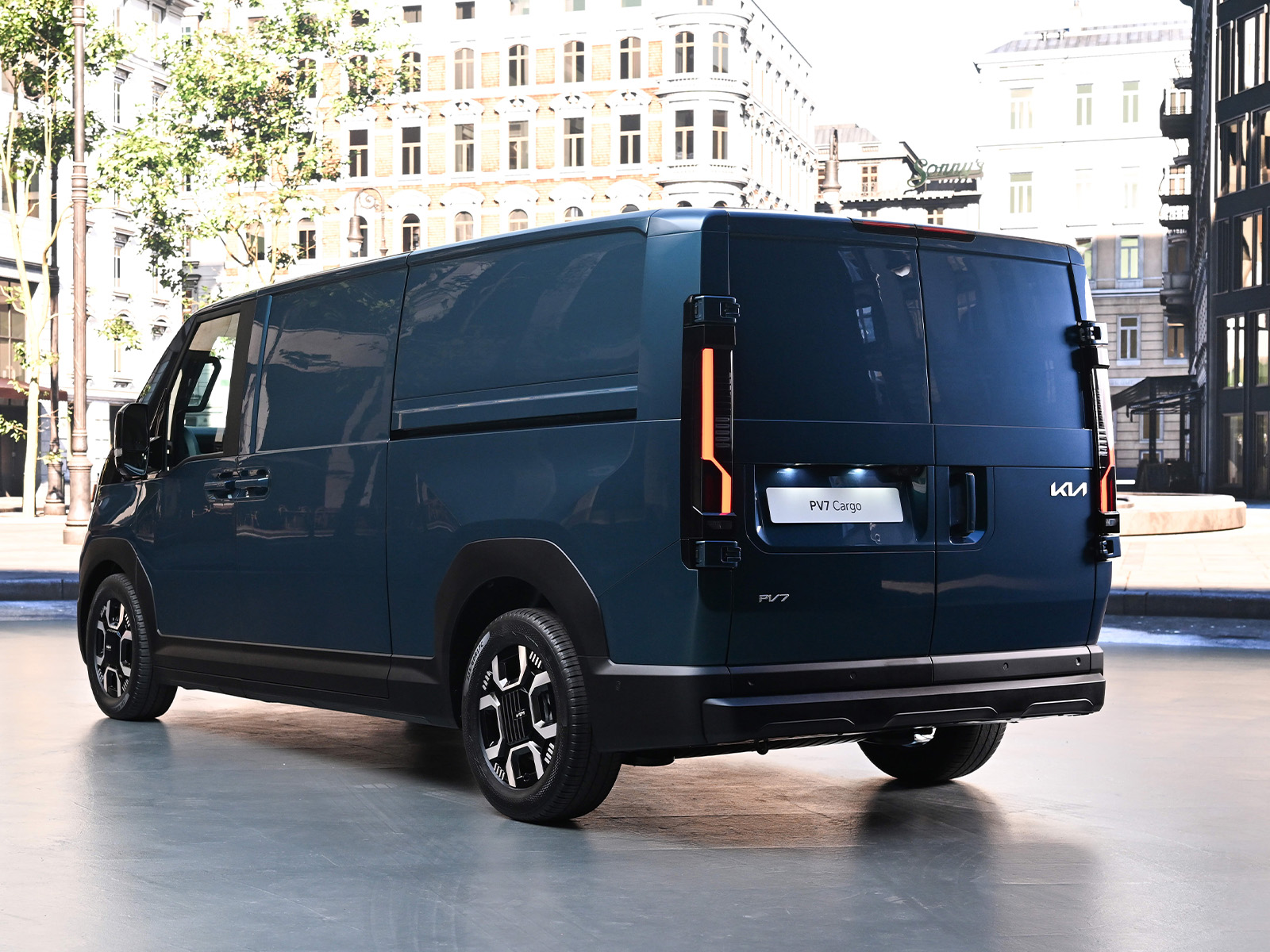 Kia PV7 Cargo Heckansicht