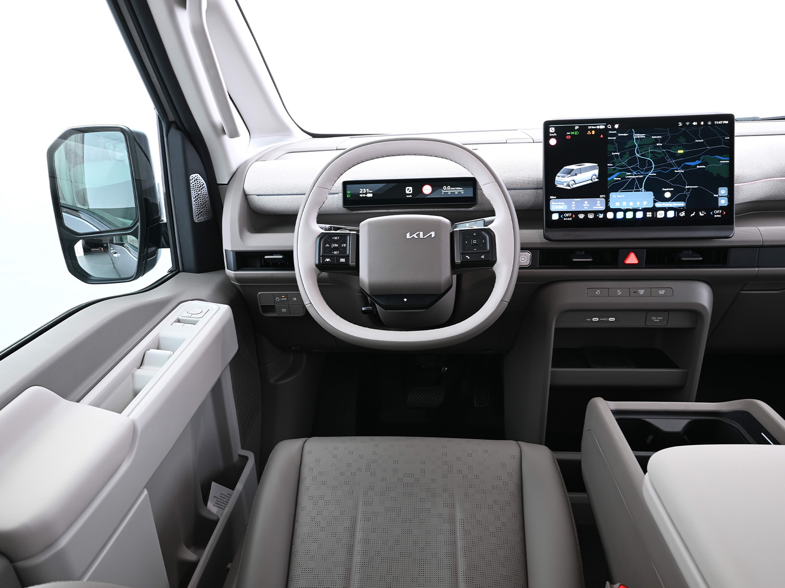 Kia PV7 Passenger Cockpit 2