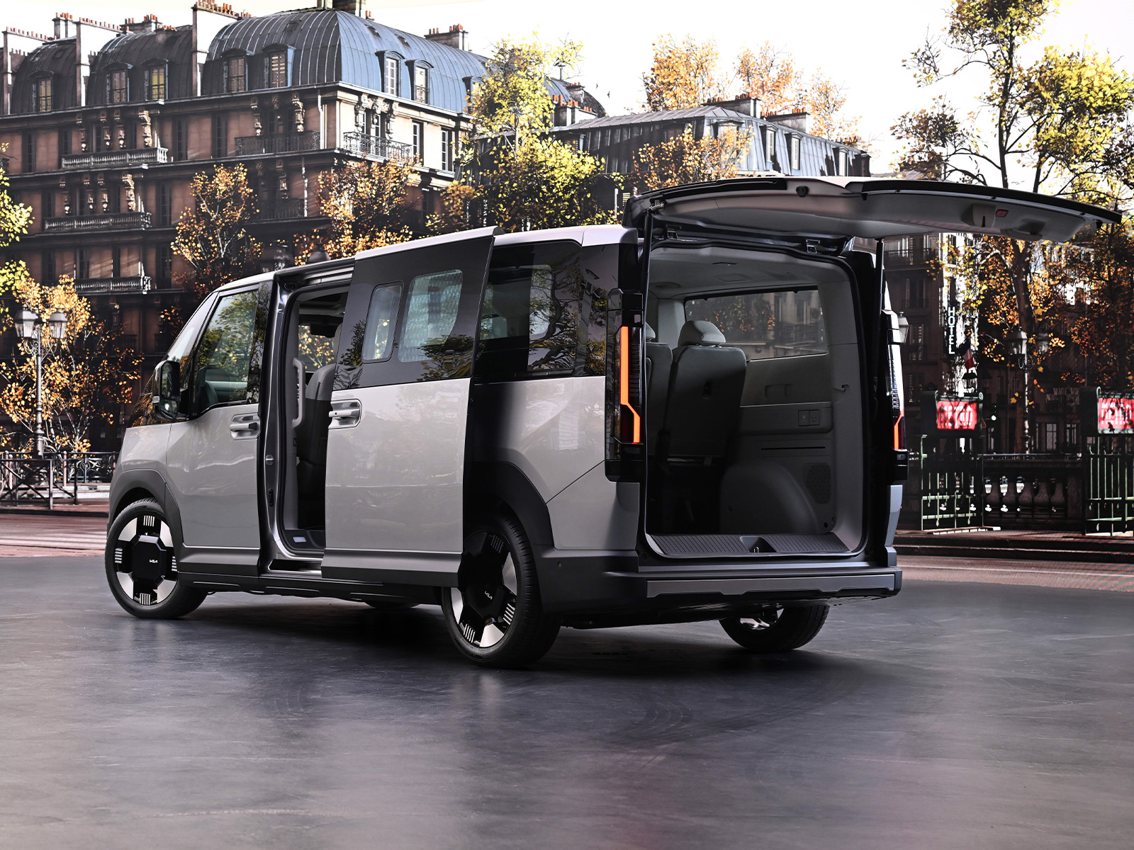 Kia PV7 Passenger Vorstellung offen