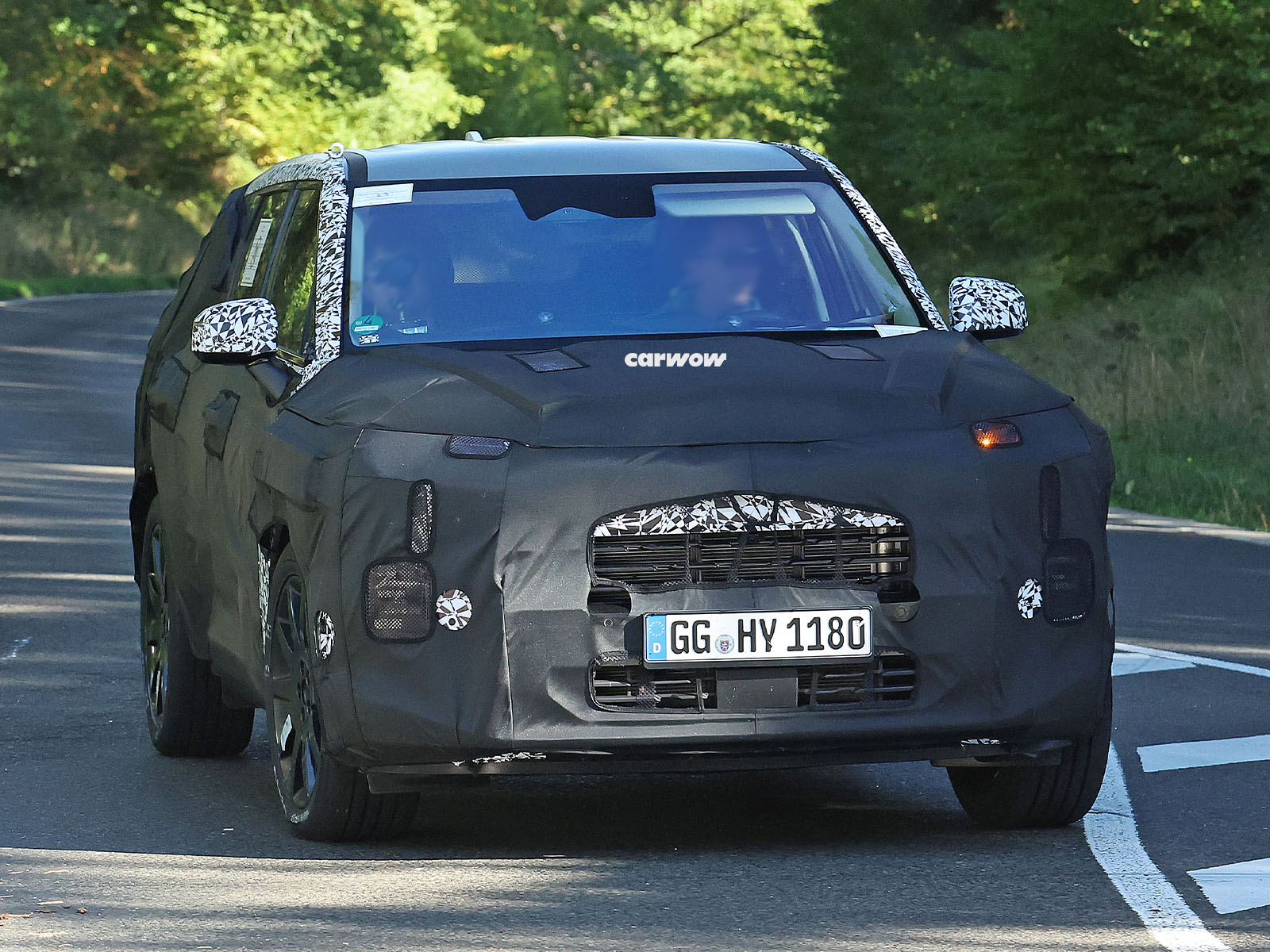 Kia Sportage auf Testfahrt 2026 Frontansicht
