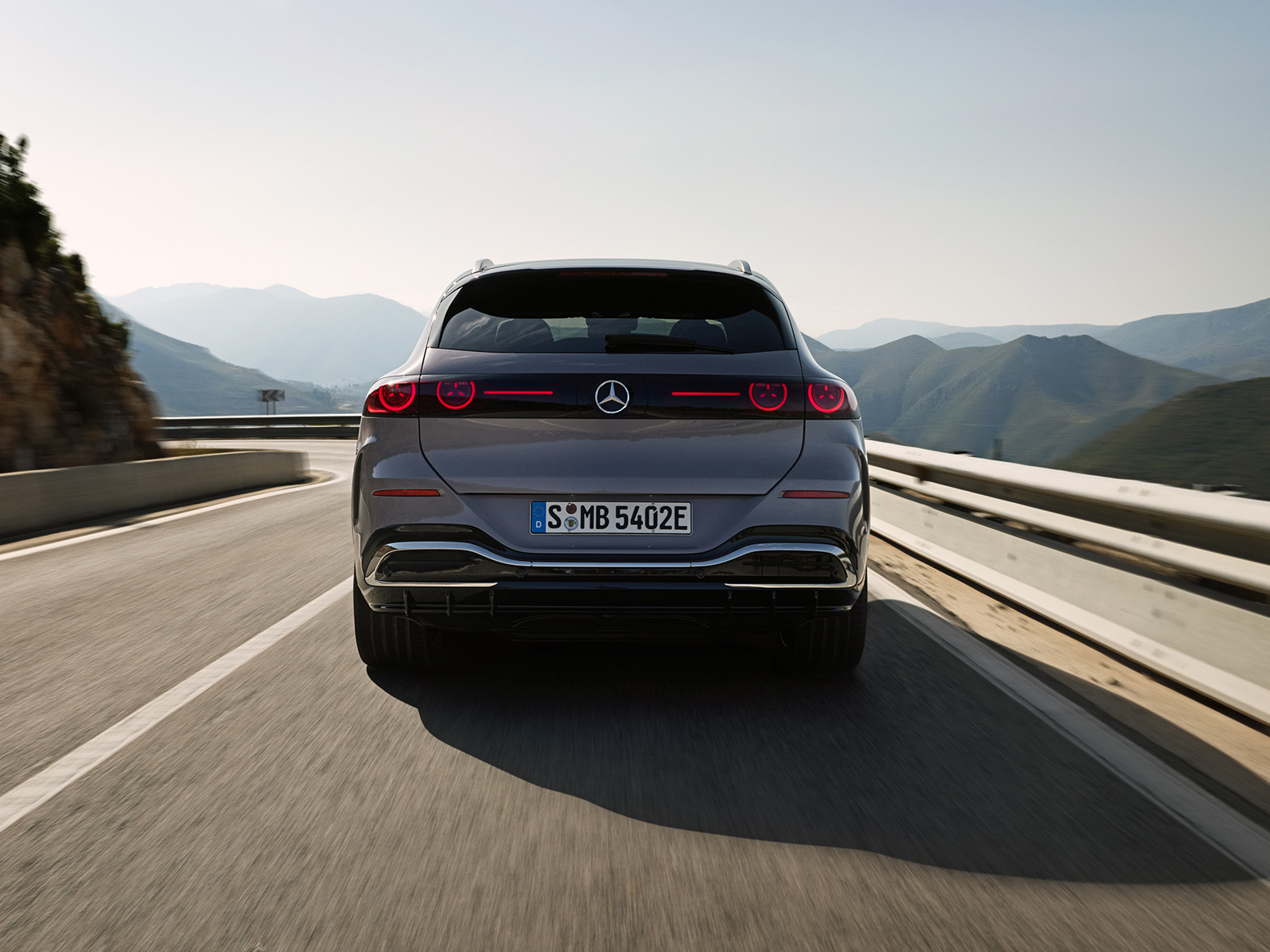 Mercedes GLC with EQ technology rear view