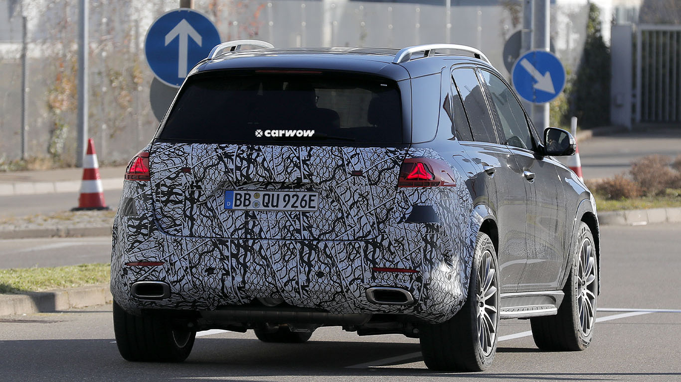 Mercedes GLE Zweites Facelift Neue Bilder Heckansicht