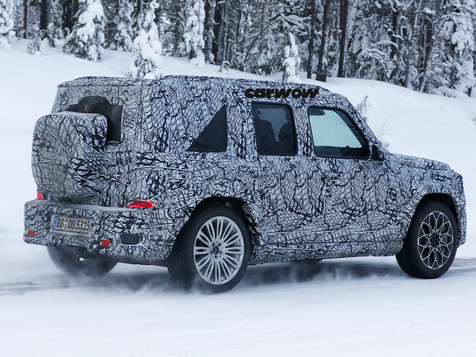 Mercedes Mini G Klasse EQ Seitenansicht 2