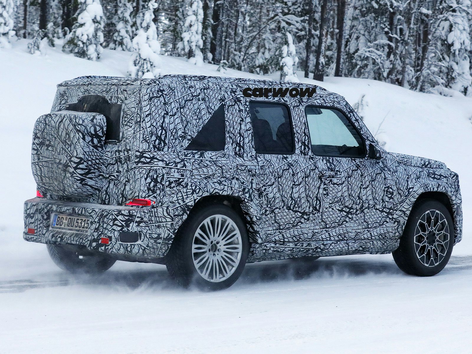 Mercedes Mini G Klasse EQ Seitenansicht 2