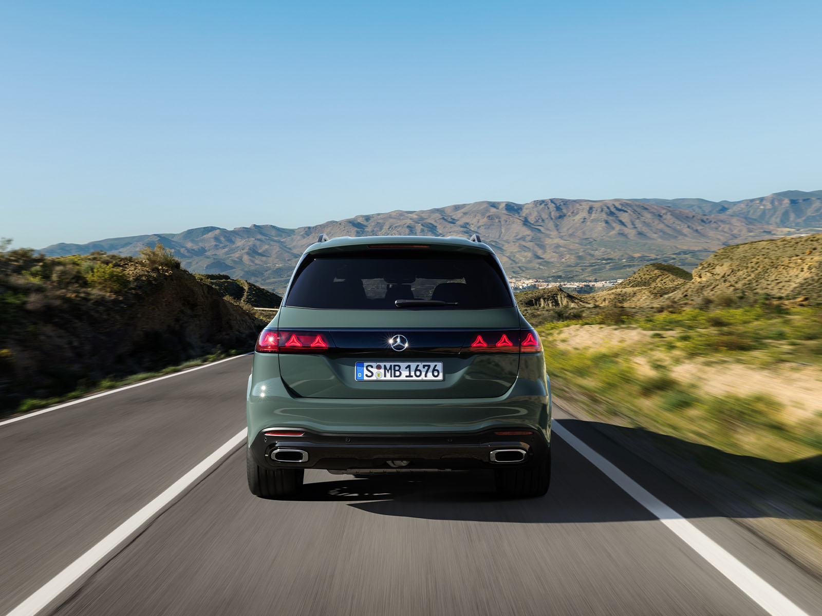Mercedes-benz GLS Zweites Facelift 2026 Heckansicht 2
