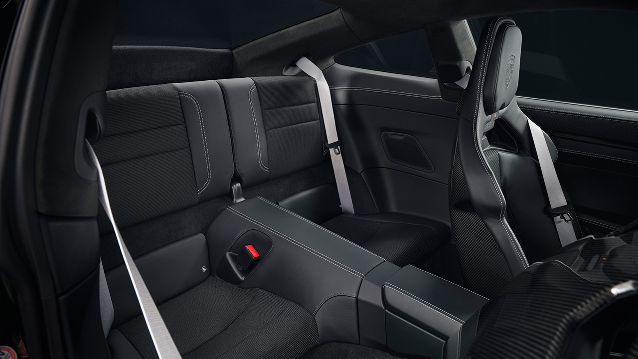 Porsche 911 GT3 Zweite Sitzreihe