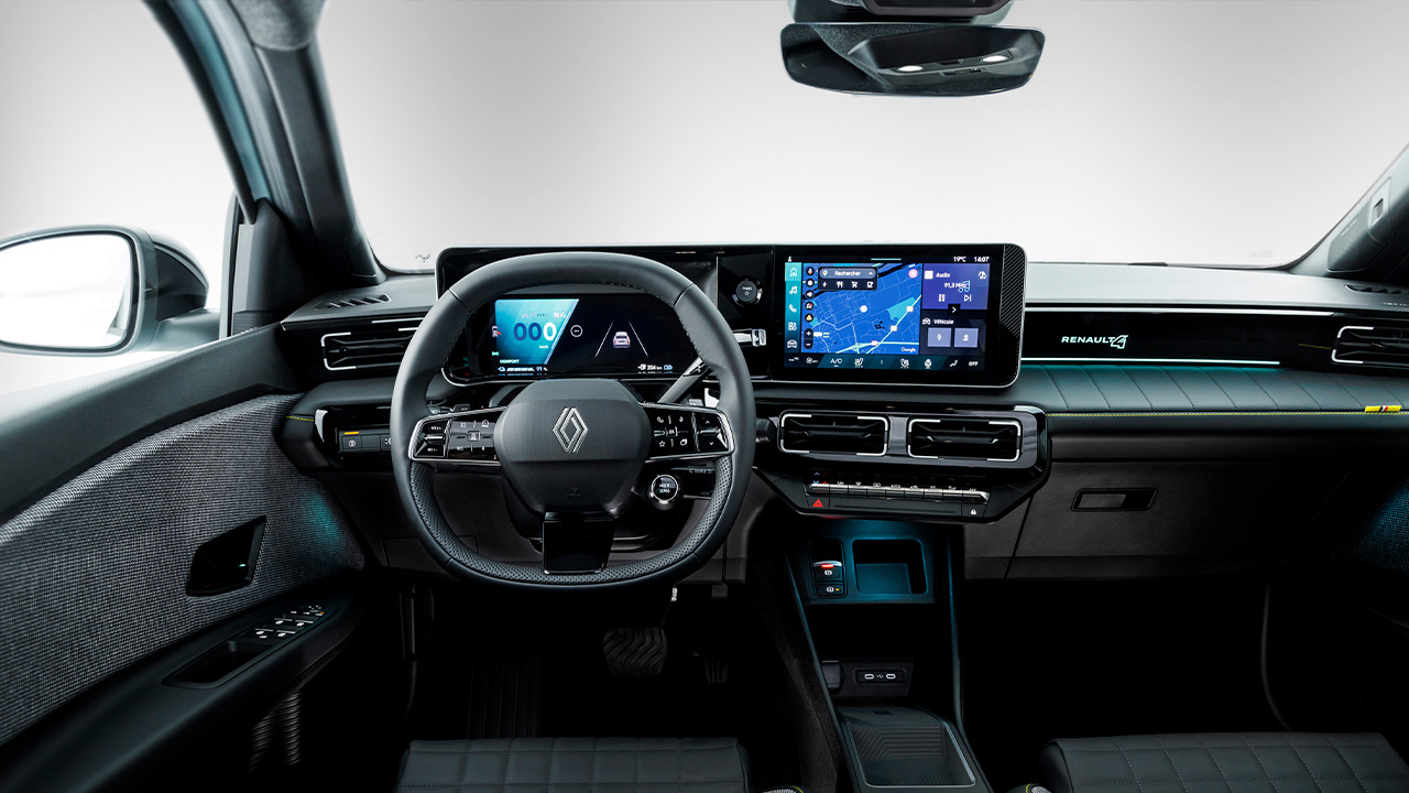 Renault 4 E-Tech Electric Cockpit