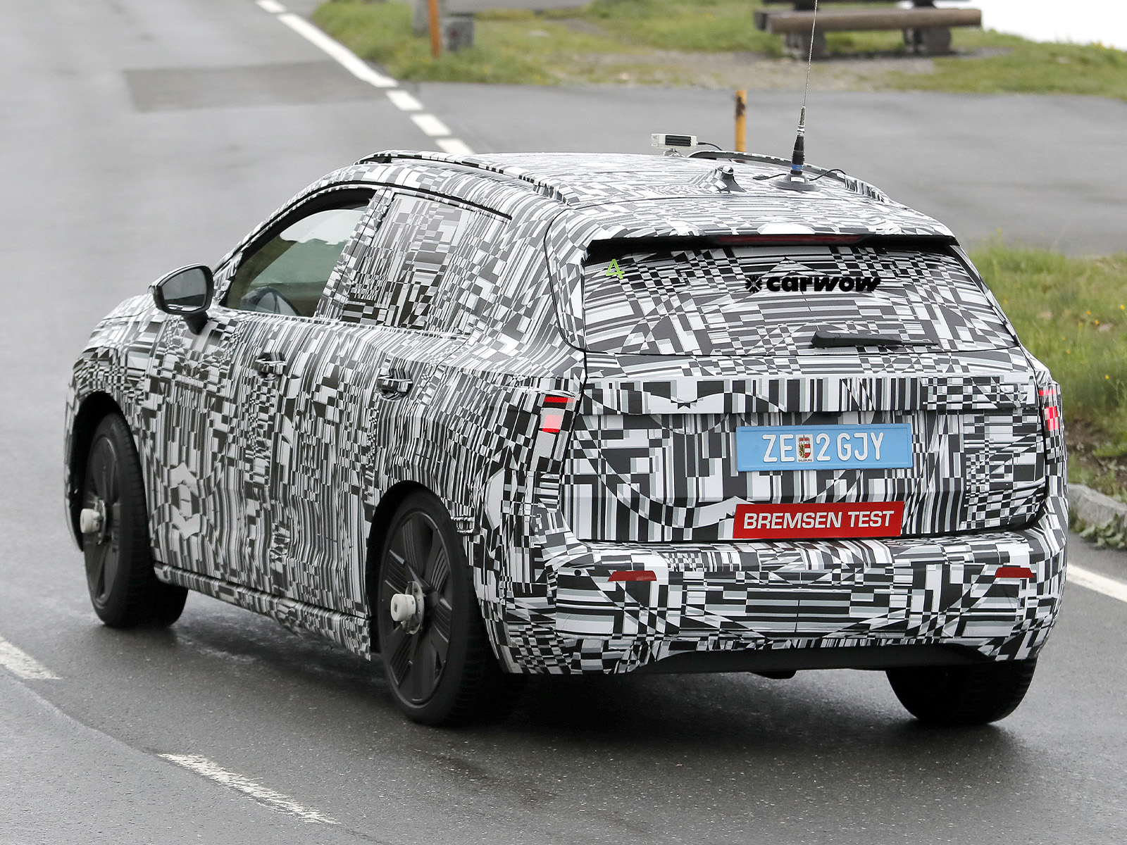 Skoda Epiq Testfahrt 2025 Heckansicht