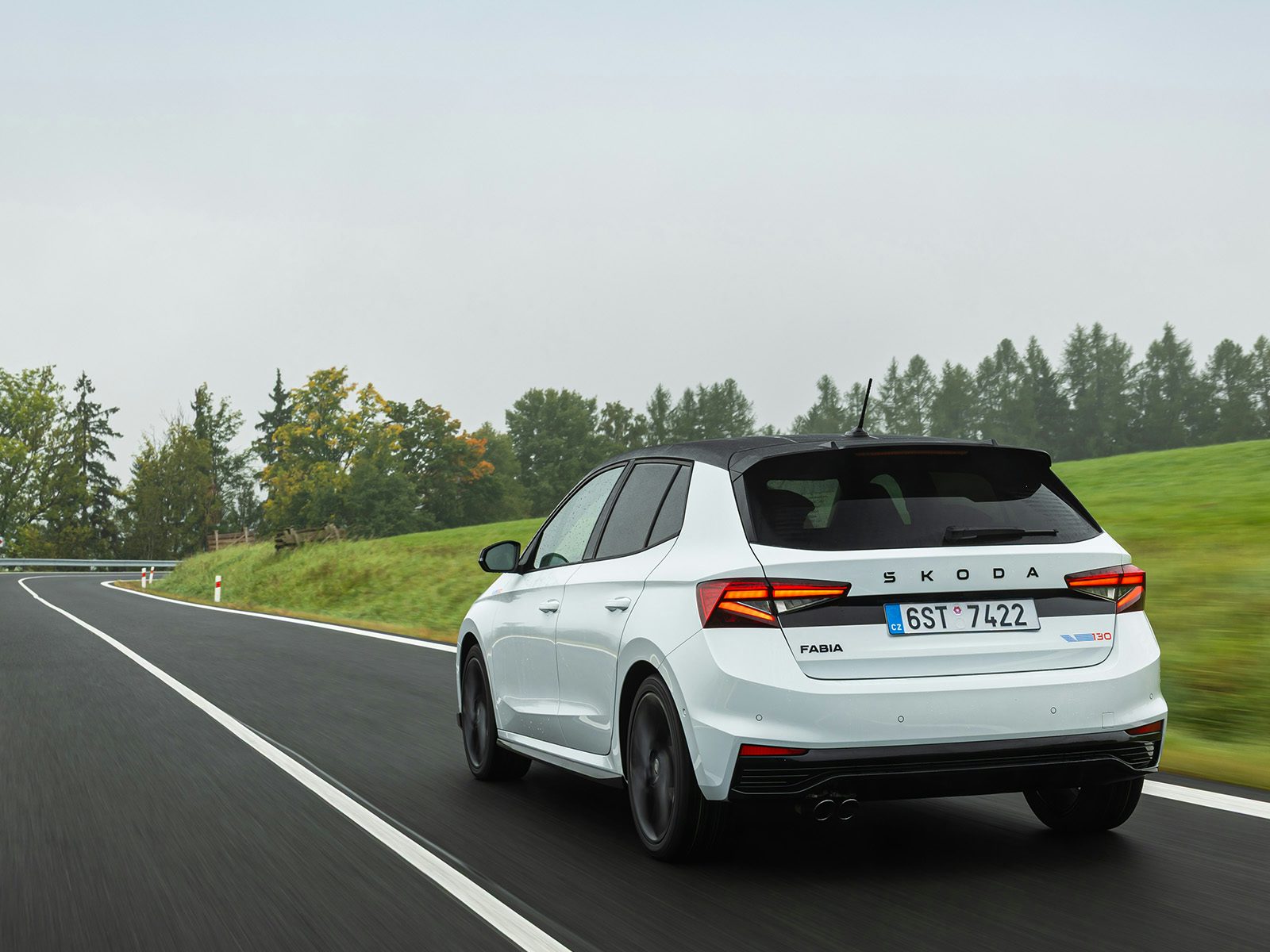 Skoda Fabia 130 Heckansicht