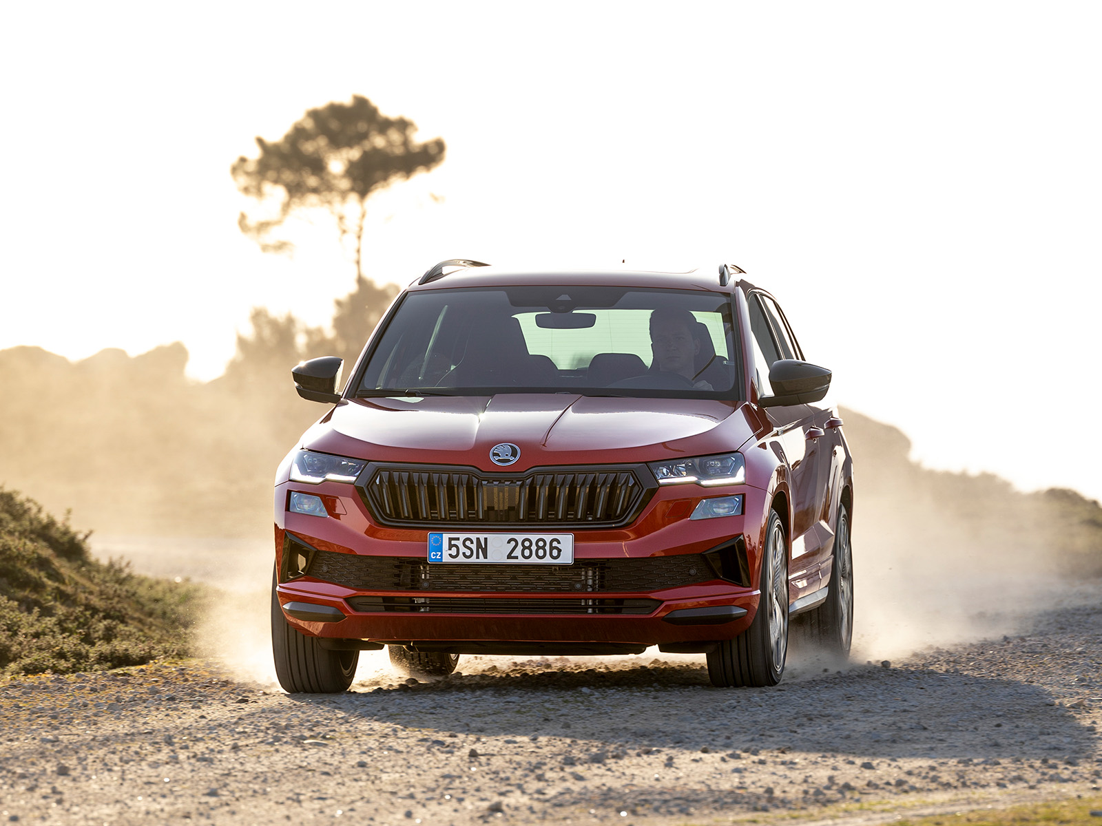 Skoda Karoq Sportline Leasing Offer September 2025 Front View