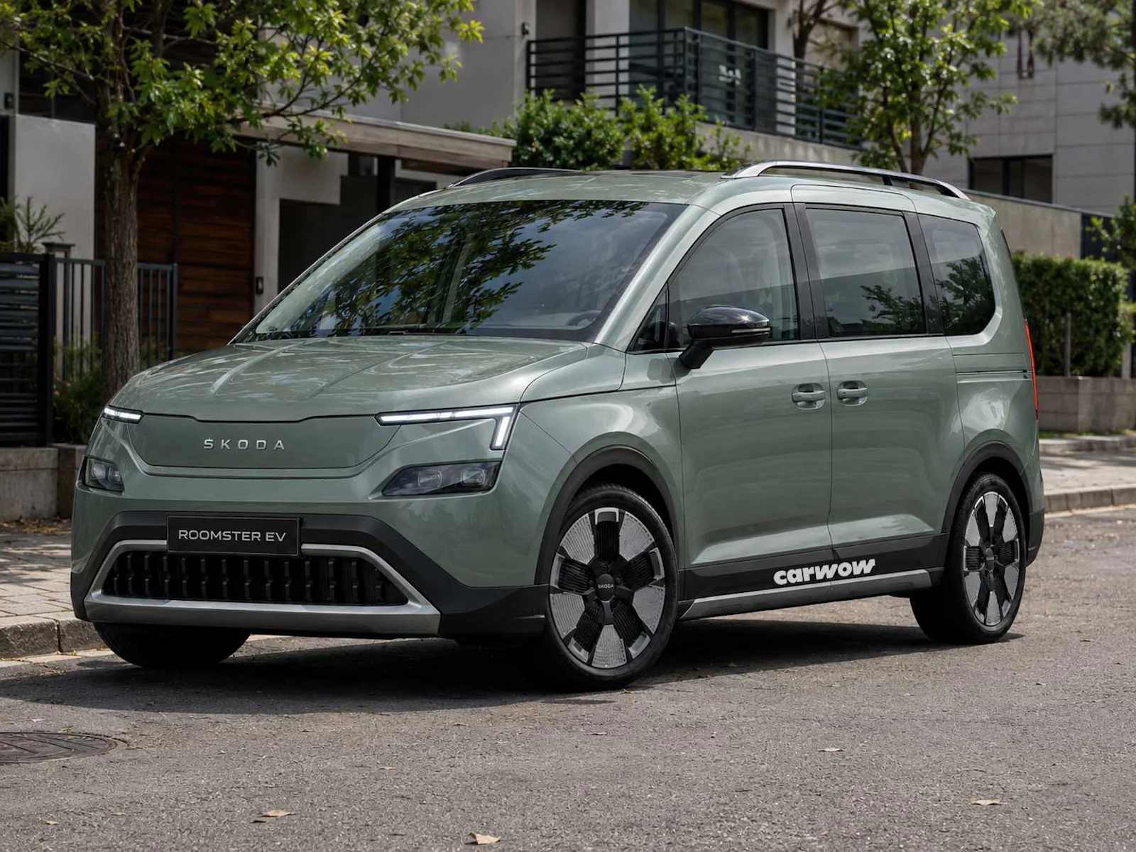 Skoda-Roomster-EV-Render-Front