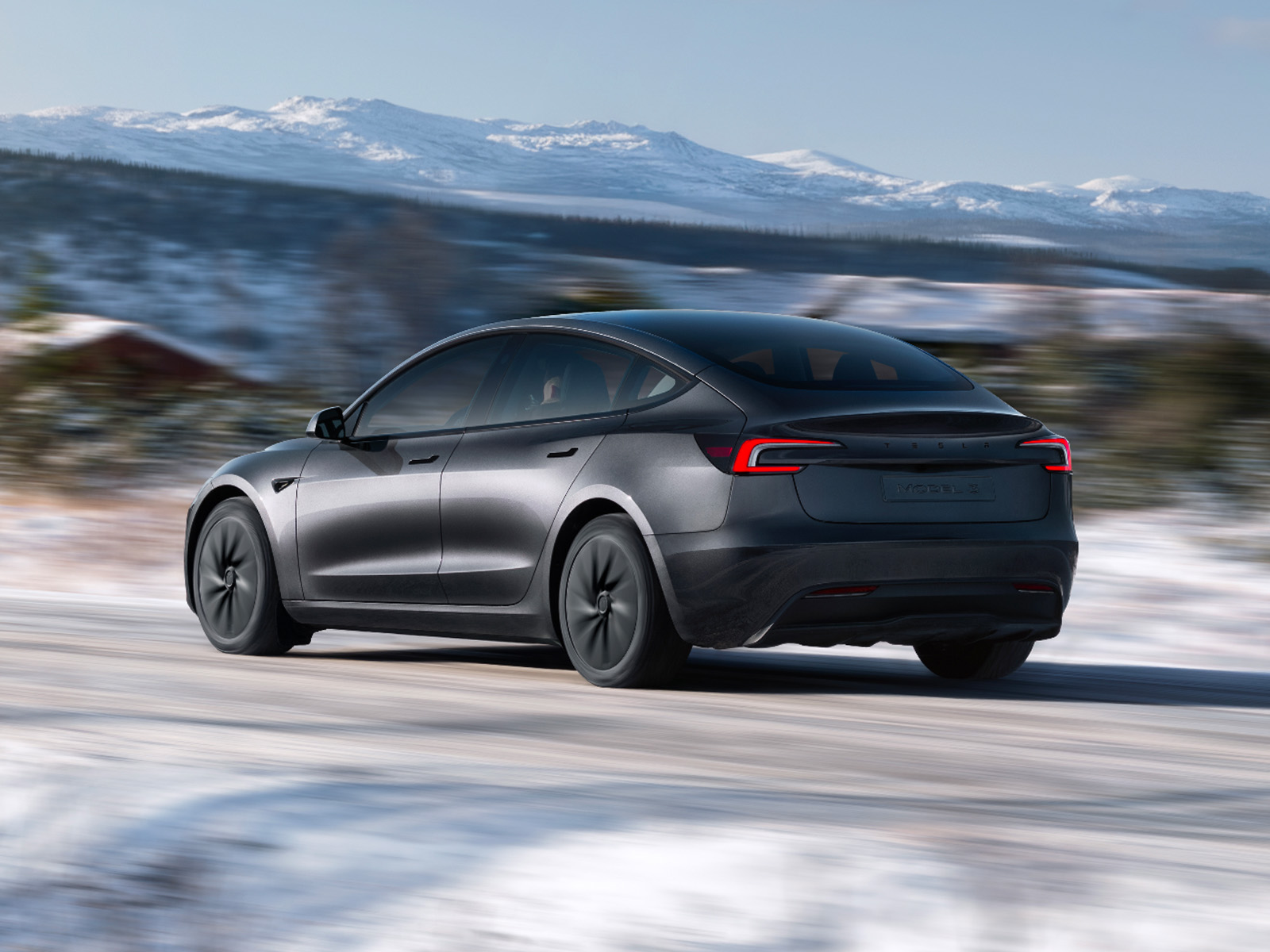 Tesla Model 3 Standard Heckansicht