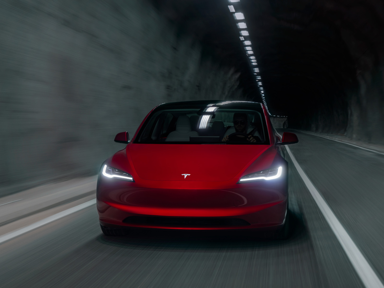 Tesla Model 3 im Vergleich Frontansicht