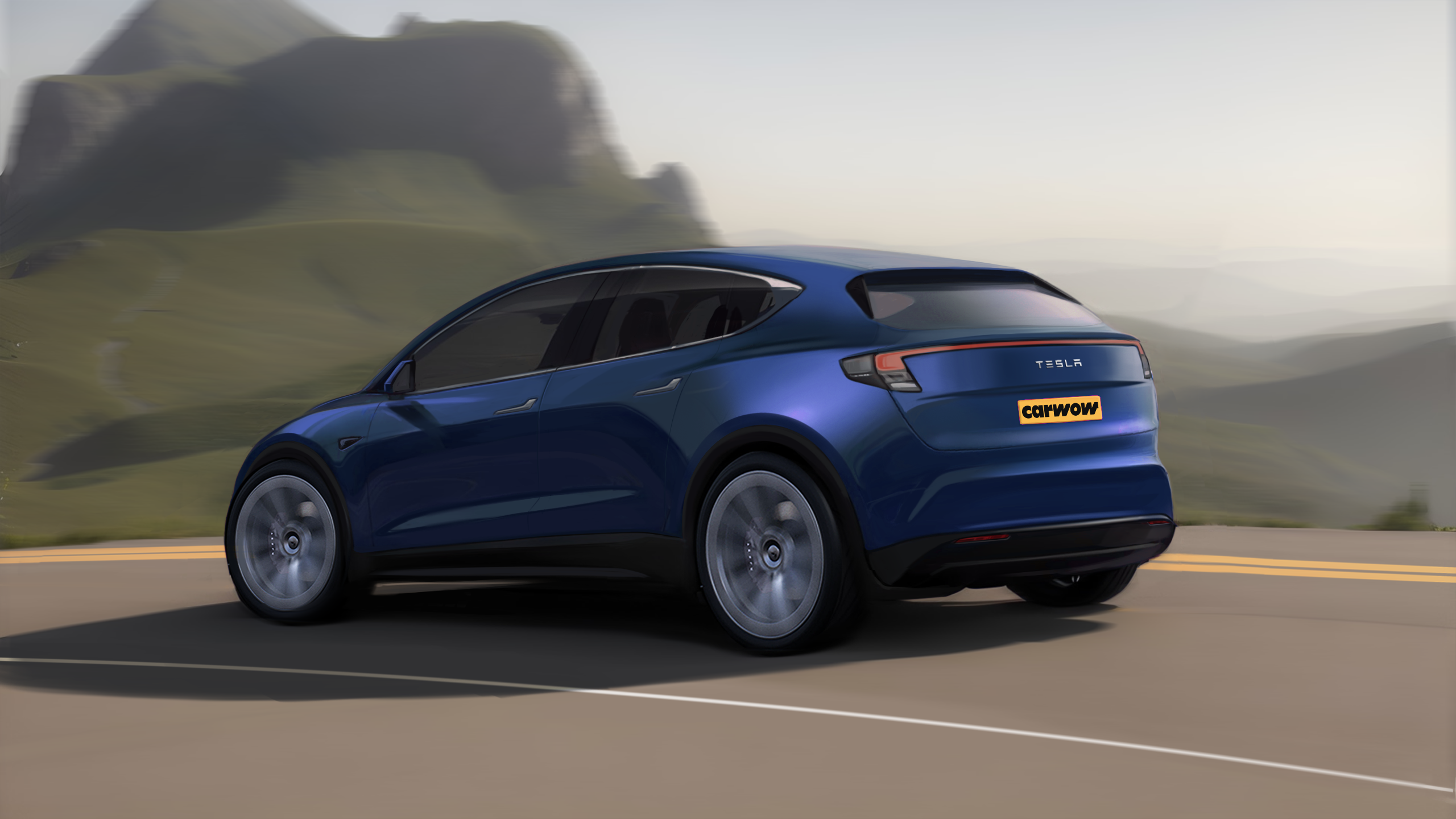 Tesla compact Rear blue (3)