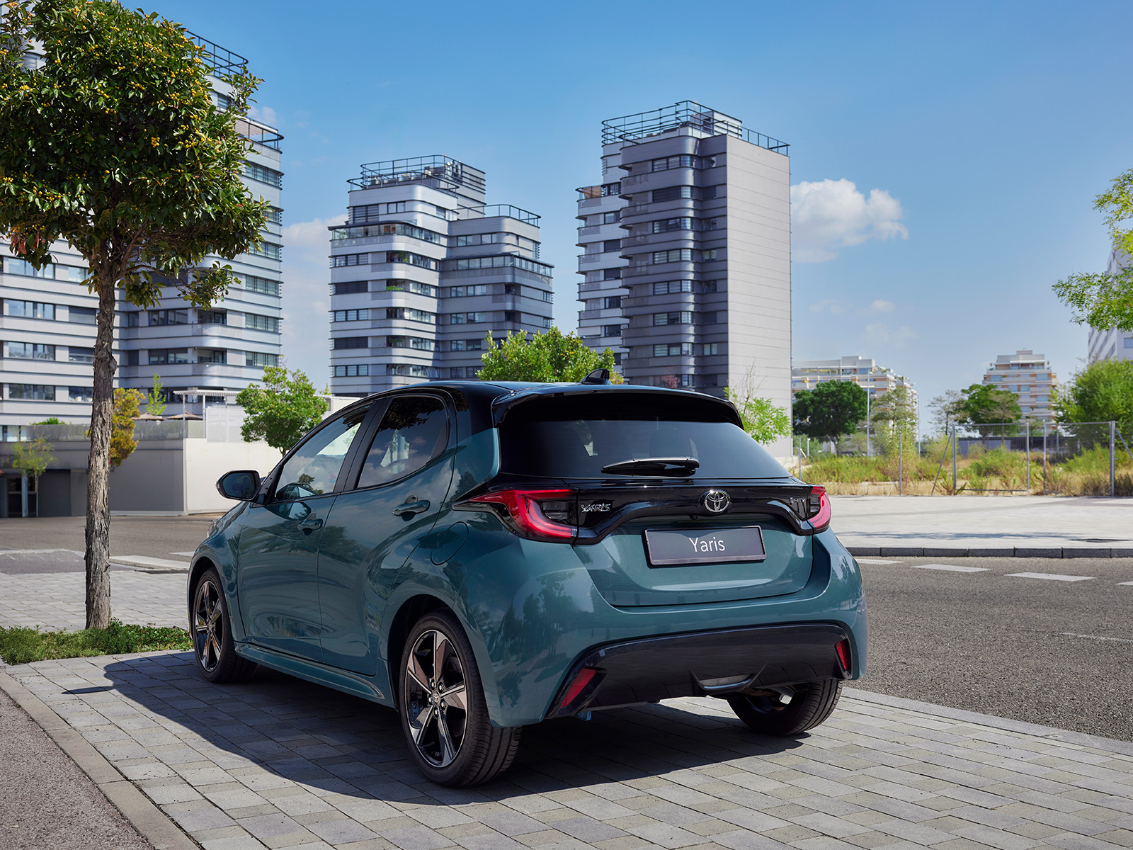 Toyota Yaris Heckansicht 2