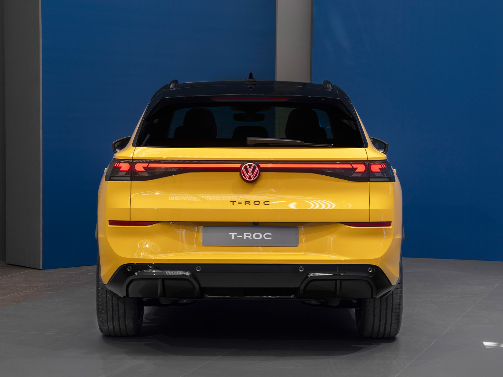 VW T-Roc 2025 Vorstellung Heckansicht