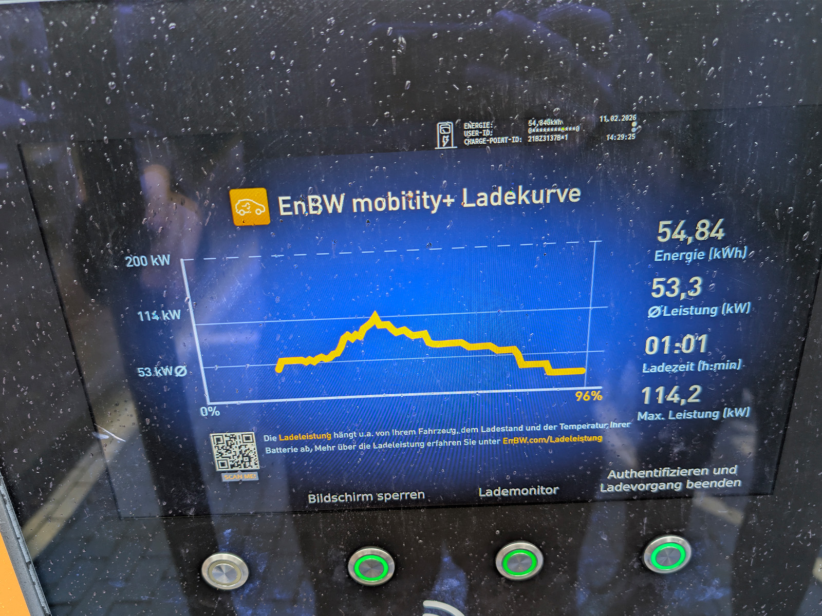 Volvo EX30 Langstrecke Laden ohne Vorkonditionierung