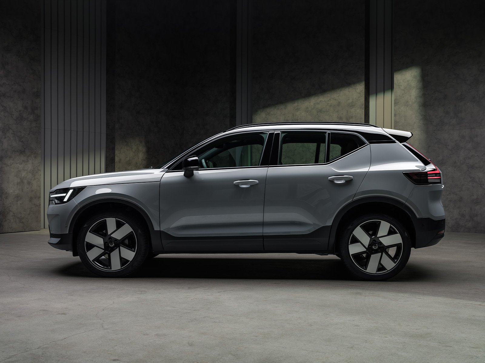 Volvo XC40 Facelift 2026 Seitenansicht