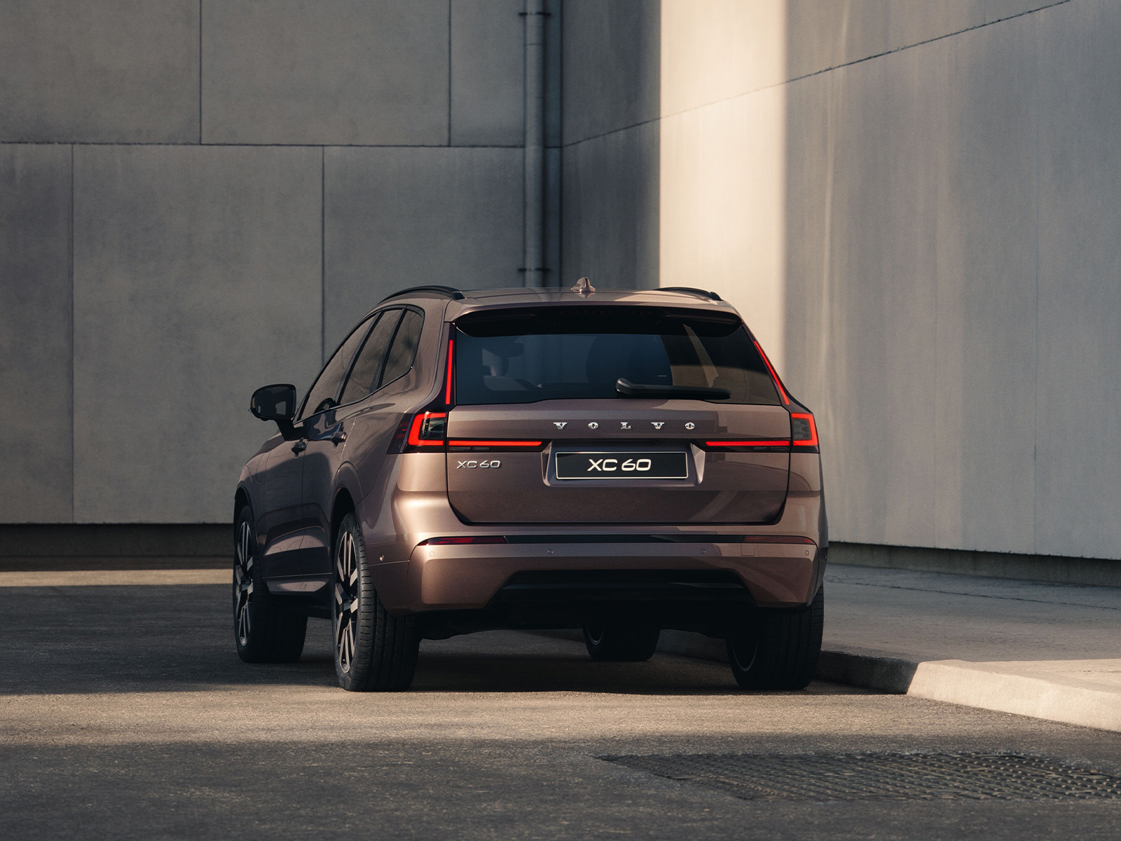 Volvo XC60 Facelift 2026 Heckansicht
