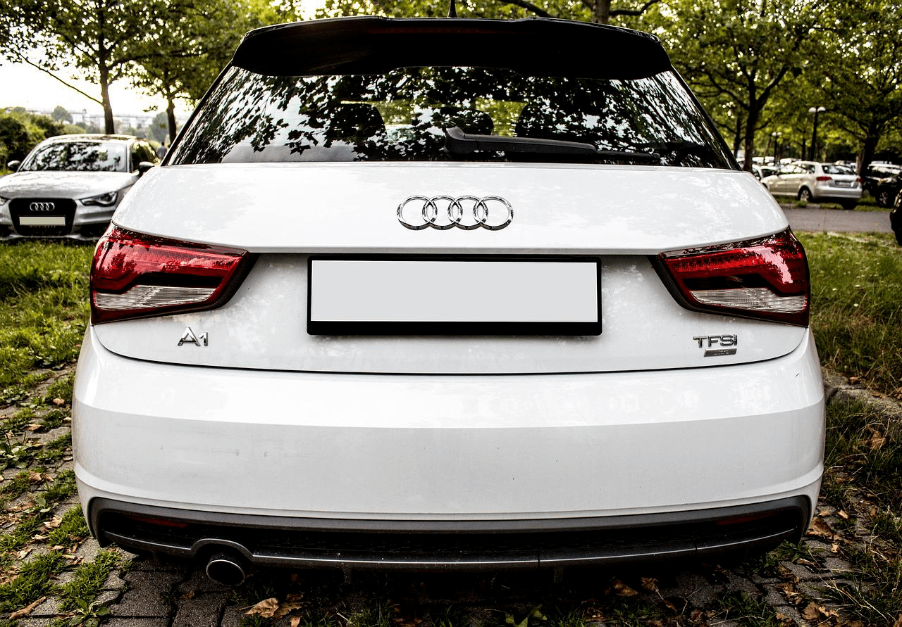 Audi A1 ohne Kennzeichen