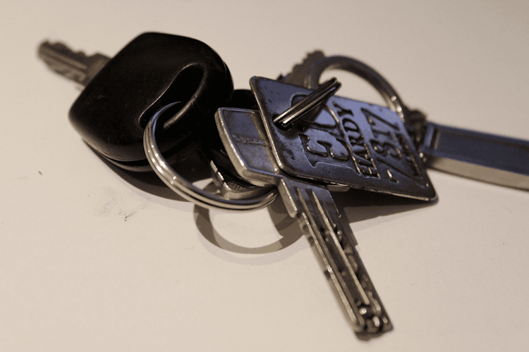 Auto Schlüssel komplett für Funk Schlüssel kompatibel mit FORD 3