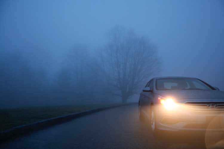 Auto Nebel Licht Rechte Seite Scheinwerfer Fahren Lampe Nebel